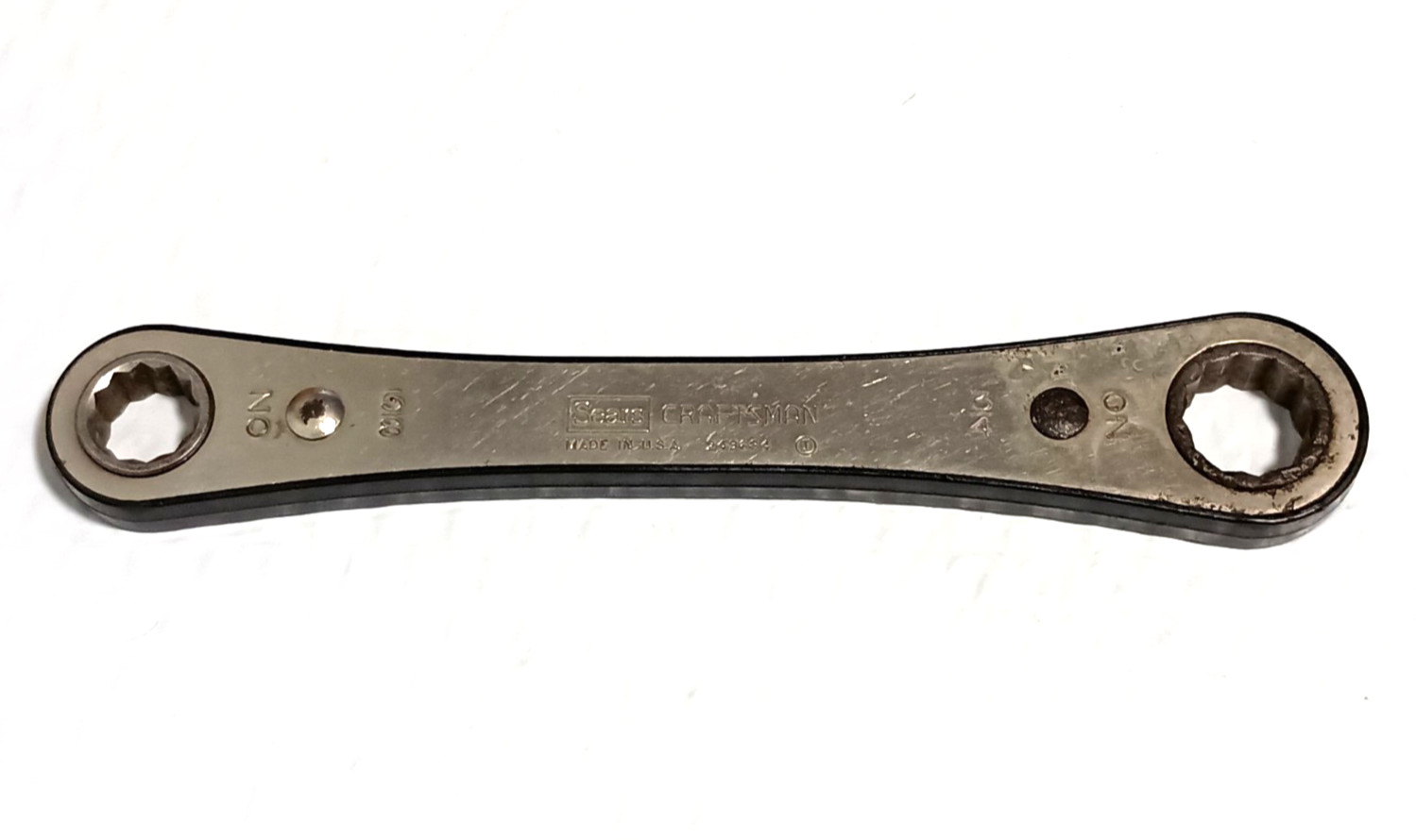 CRAFTSMAN TOOLS 243684, 5/8″ x 3/4″ DOUBLE RATCHETING WRENCH, 8.6″ LONG, 12 PT.
