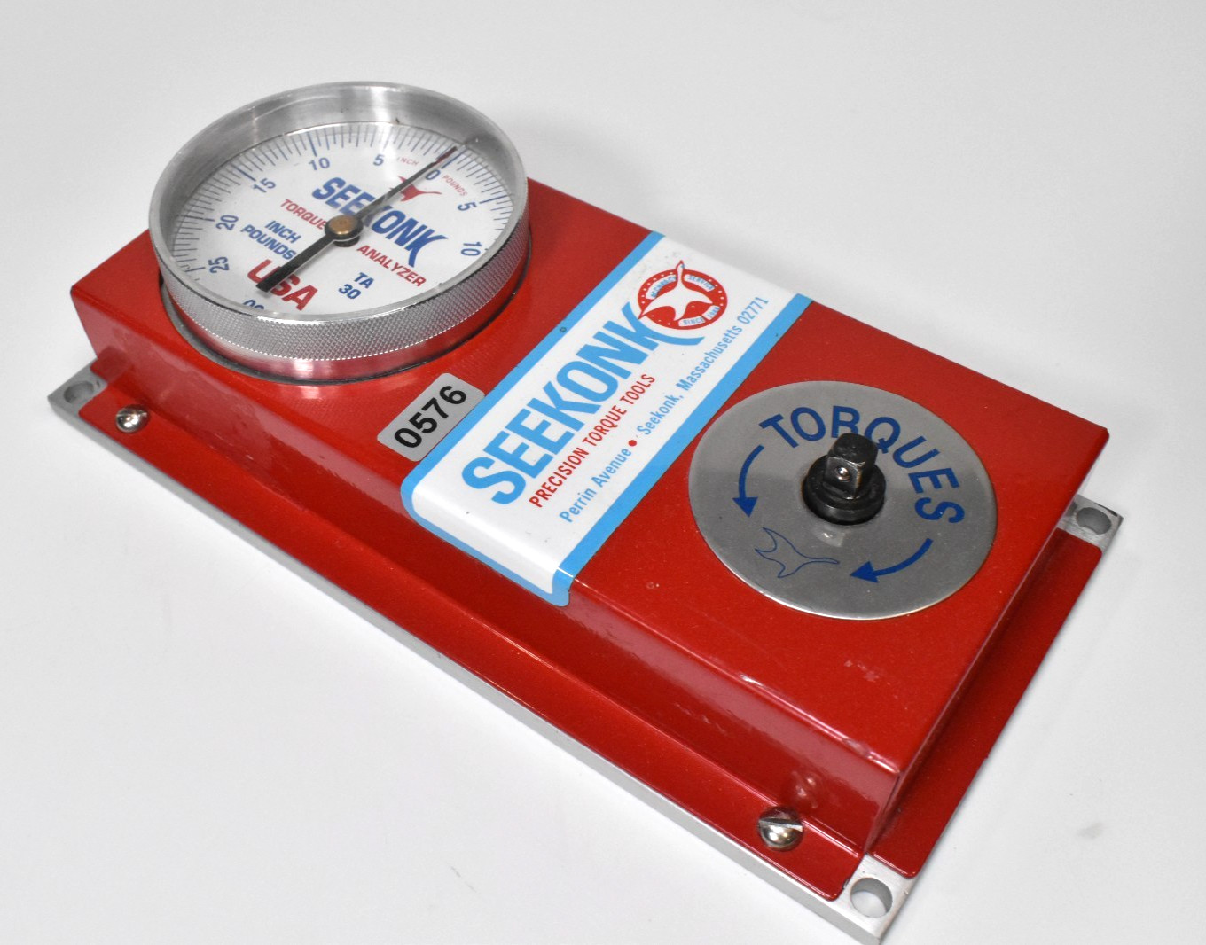 Seekonk TA-30 Torque Analyzer Gauge Precision 1/4 Drive 0-30 Inch/Pounds