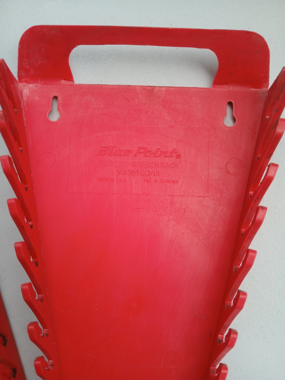 2 Blue-Point Wrench Organizer Rack YA381sg 12 YA381SG15 Red