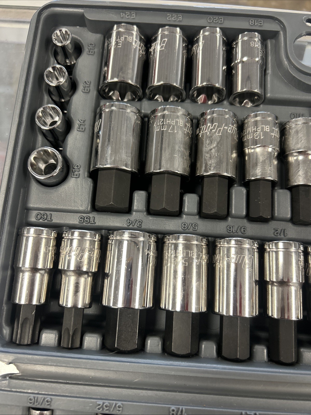 Blue-Point BLPTHC87 87 Pc Torx & Hex Bit Socket Set SAE/Metric Complete