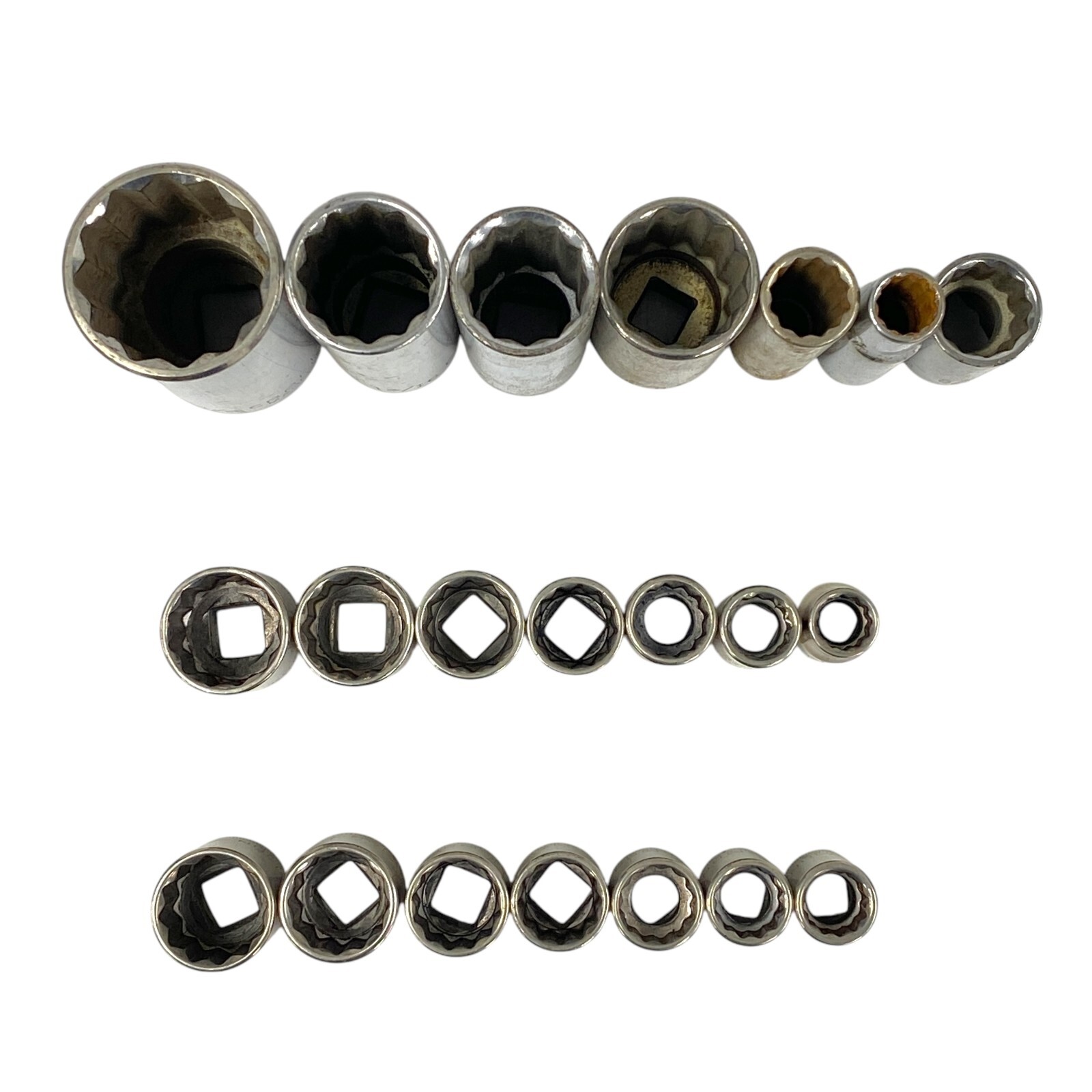 Craftsman 12 Point Metric SAE Standard and Deep Socket Set Made in USA, 21 Pcs