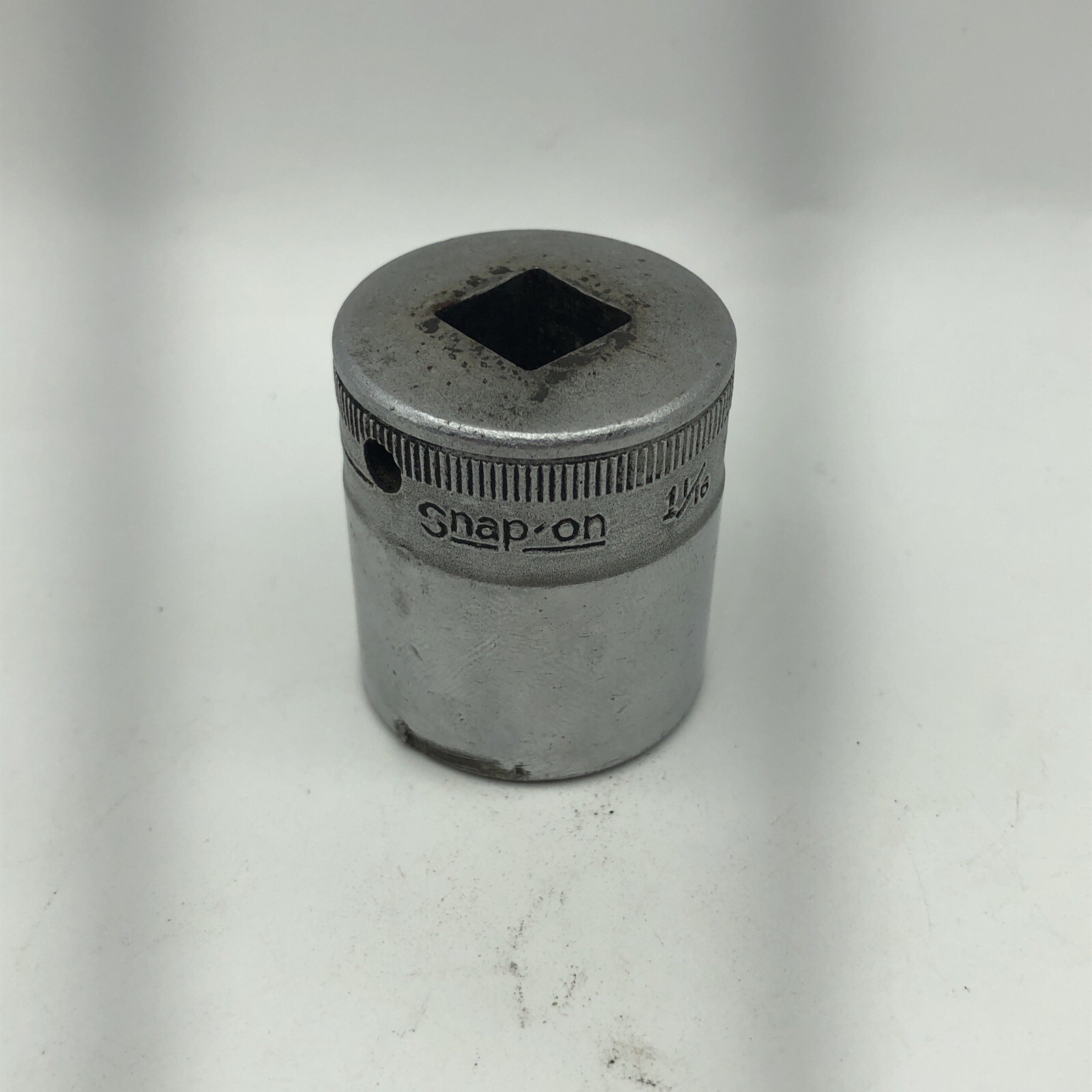 Vintage Snap-on USA 1/2″ Drive 12-Point 1-1/16″ Shallow Socket SW-340 ½ (HT3)