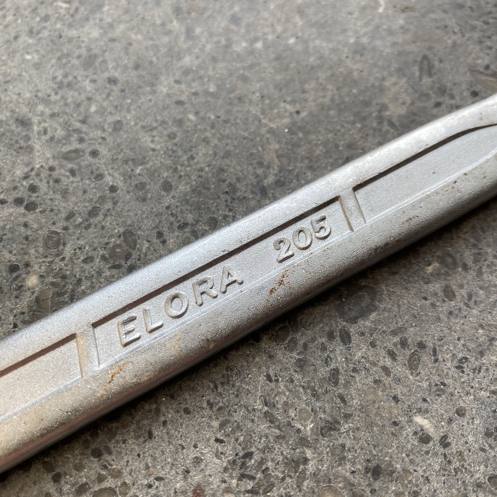 ELORA 205 Combination Imperial Spanner W Germany Chrome Vanadium 11/16 AF
