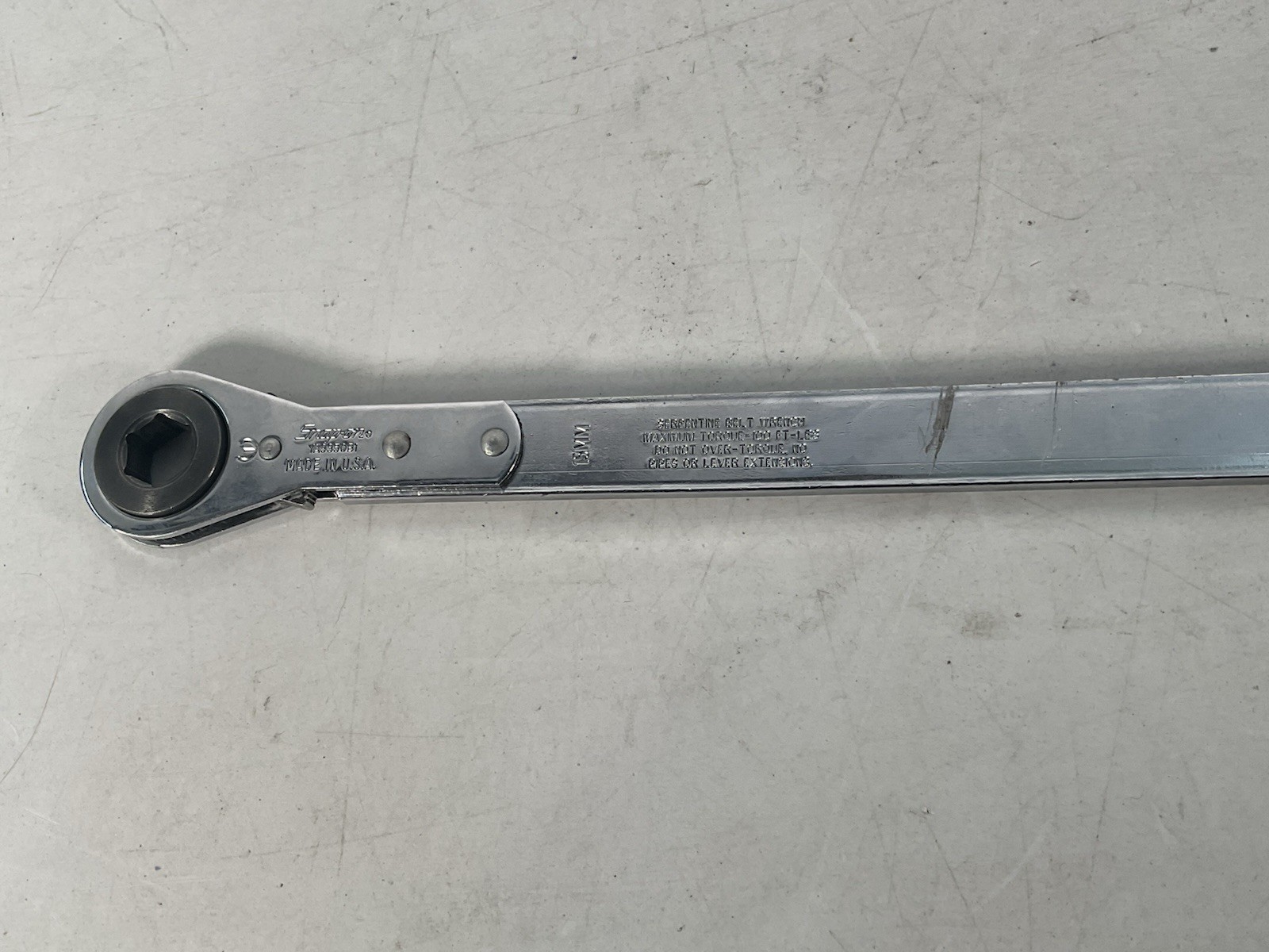 Snap-on Tools 15mm Serpentine Belt Tensioner Tool Wrench YA9350 B1 USA