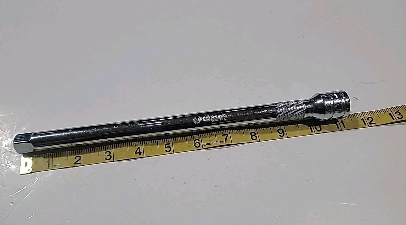 Snap-On Tools SXK11, 1/2″ Drive 11″ Extension, Chrome Knurled Shank **USED**