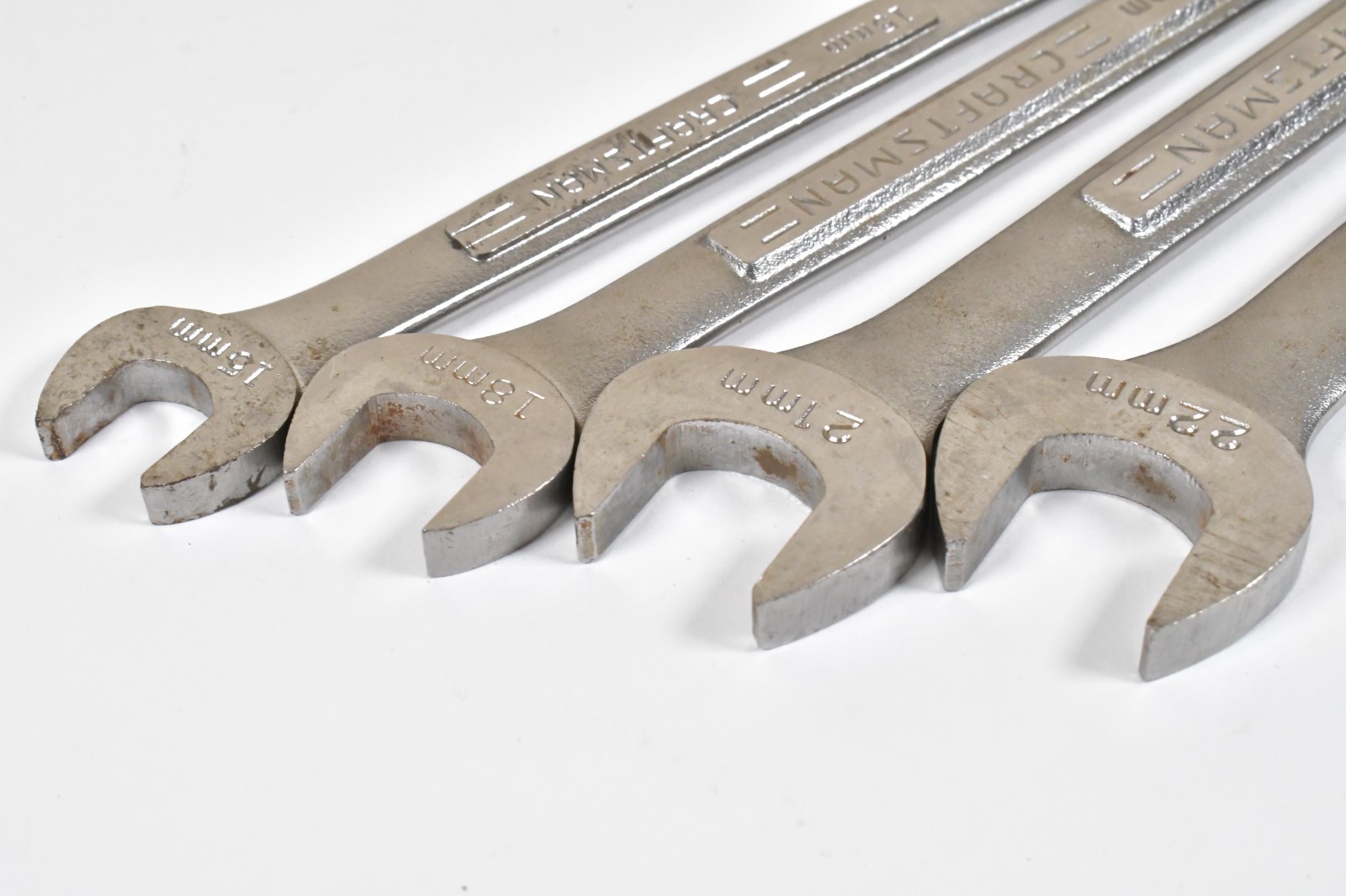 6x Craftsman Metric Wrench 10-22mm 12-Point Combination 6-Point Double Open End