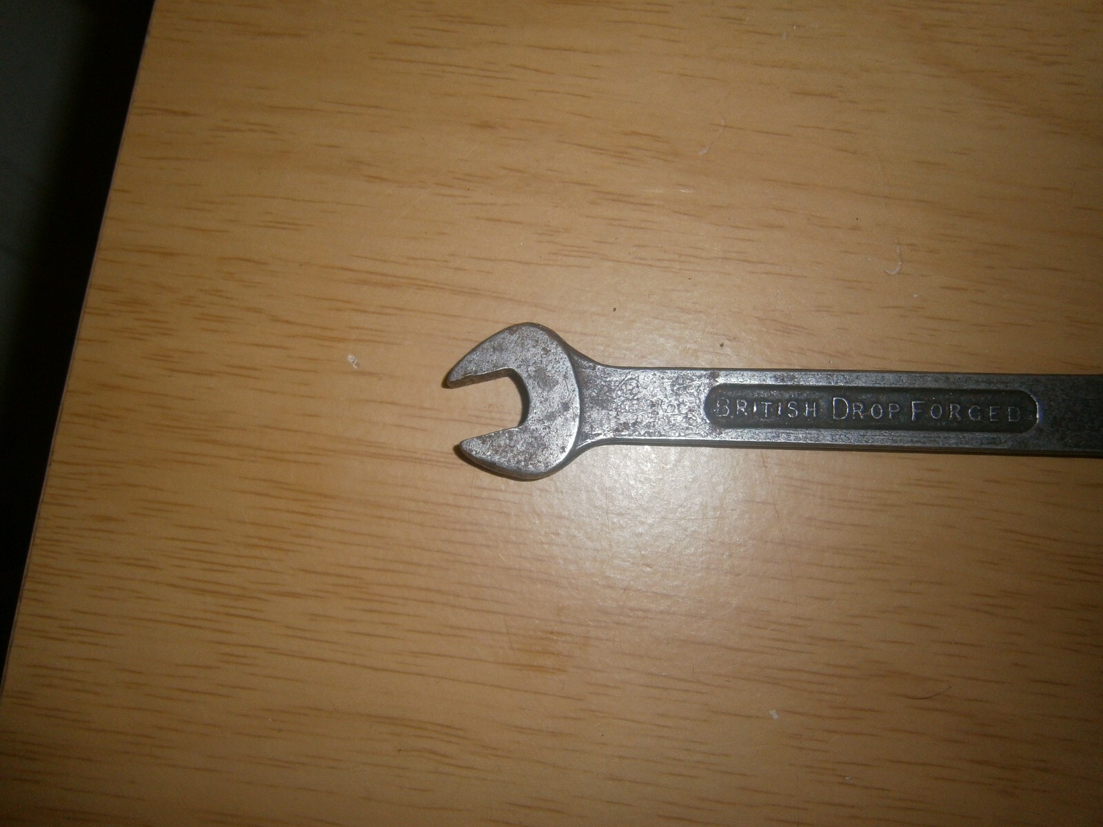 Vintage silver tone spanner. 3/16 & 1/8 ends.(E6c)