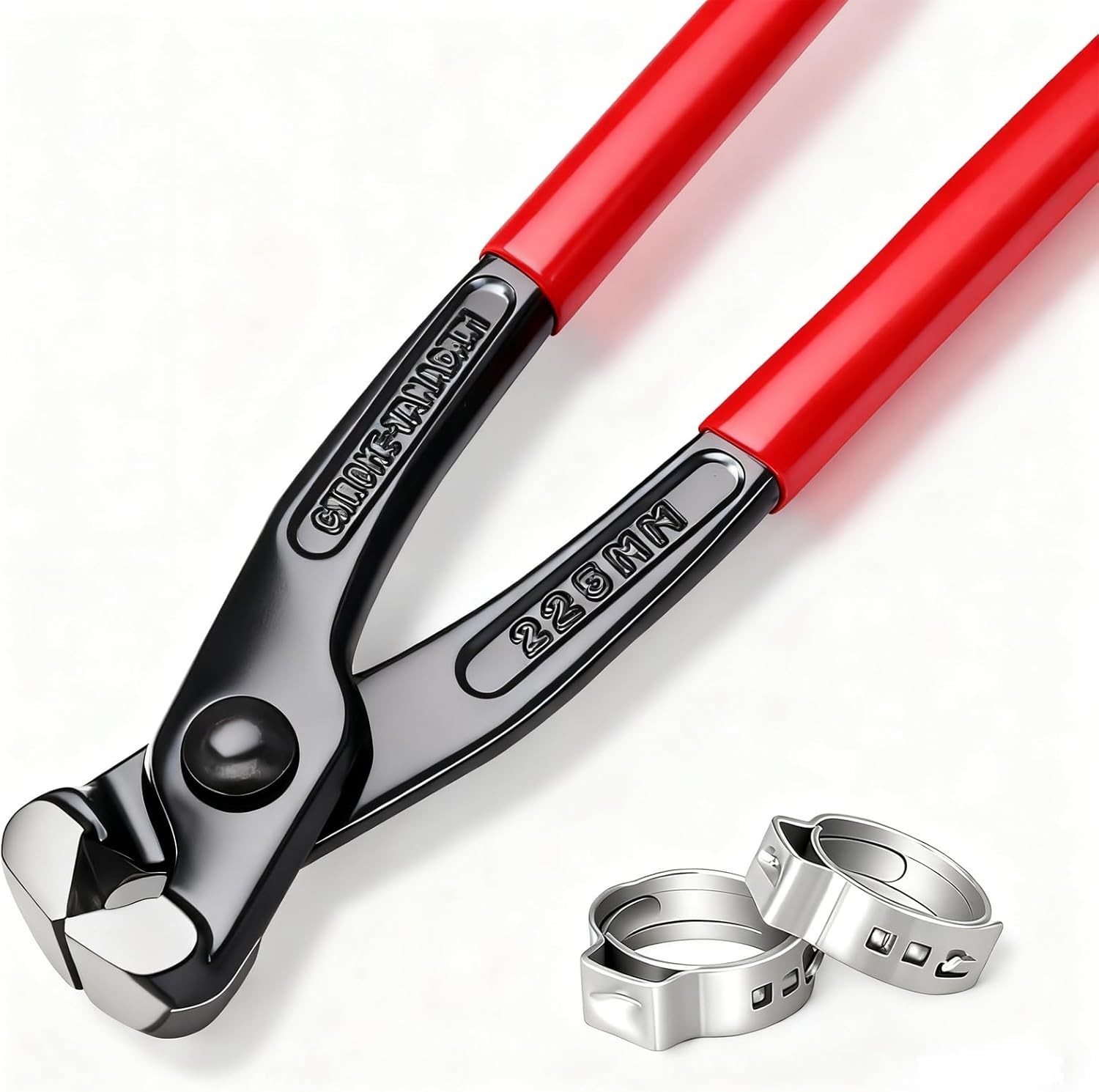 Durable 9-Inch Hose Clamp Crimping Tool with Non-Slip Grip for Efficient Repairs