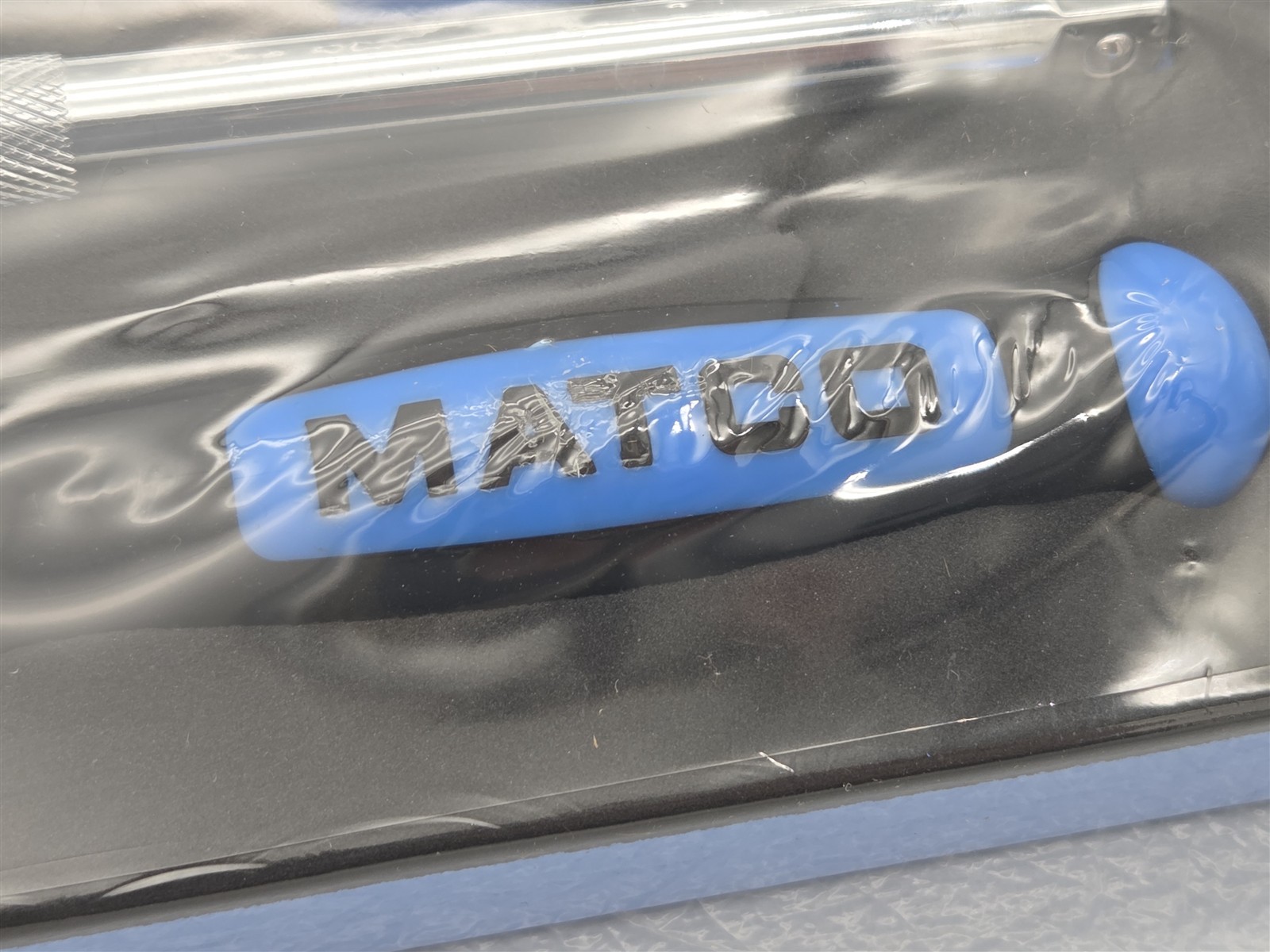 Matco Tools BFR128SETB 3/8″ Drive Locking Flex Head Ratchet Extension Set Blue
