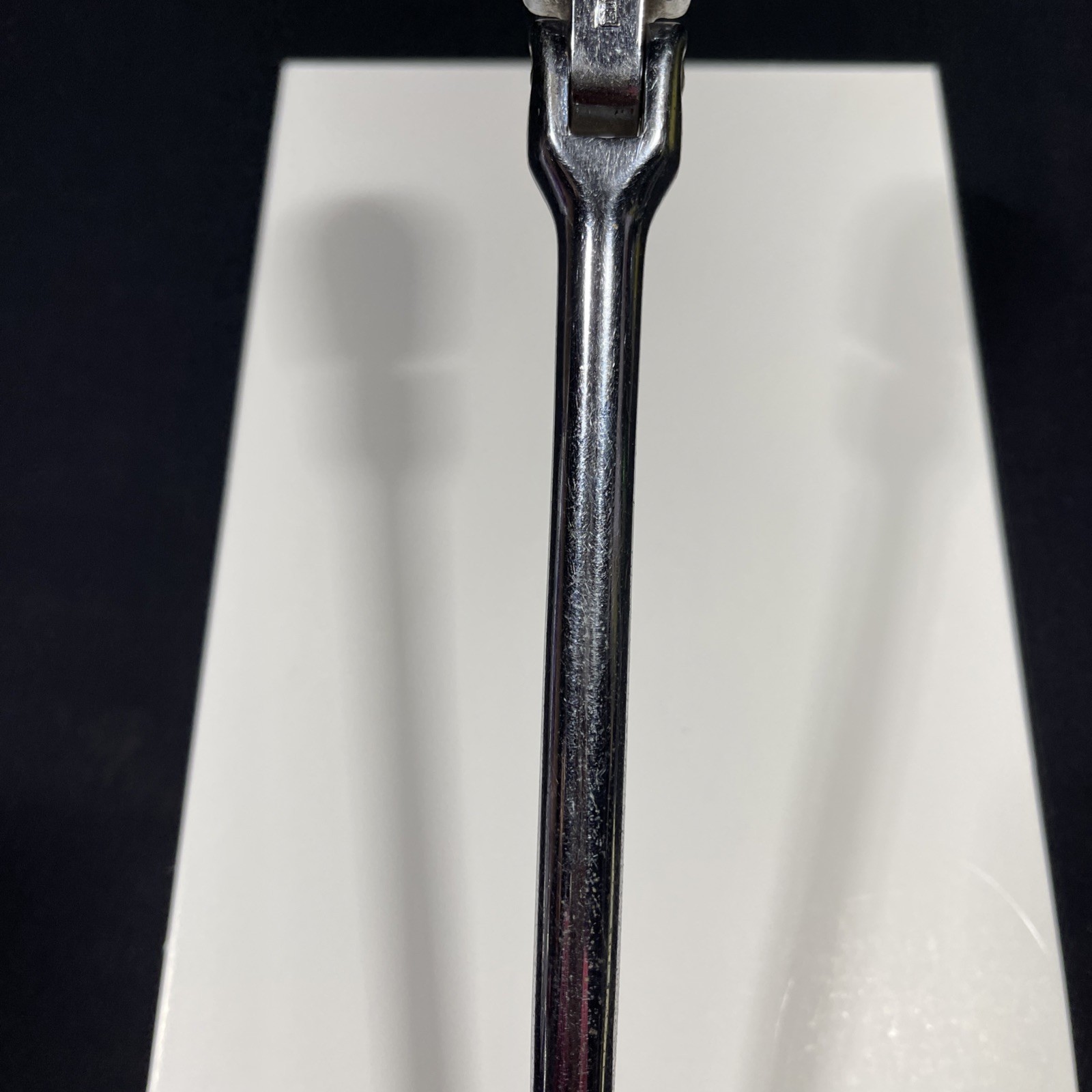 Snap/On F731 – Chrome 3/8″ DR., 11-1/4”LONG HANDLE, FLEX HEAD, RATCHET