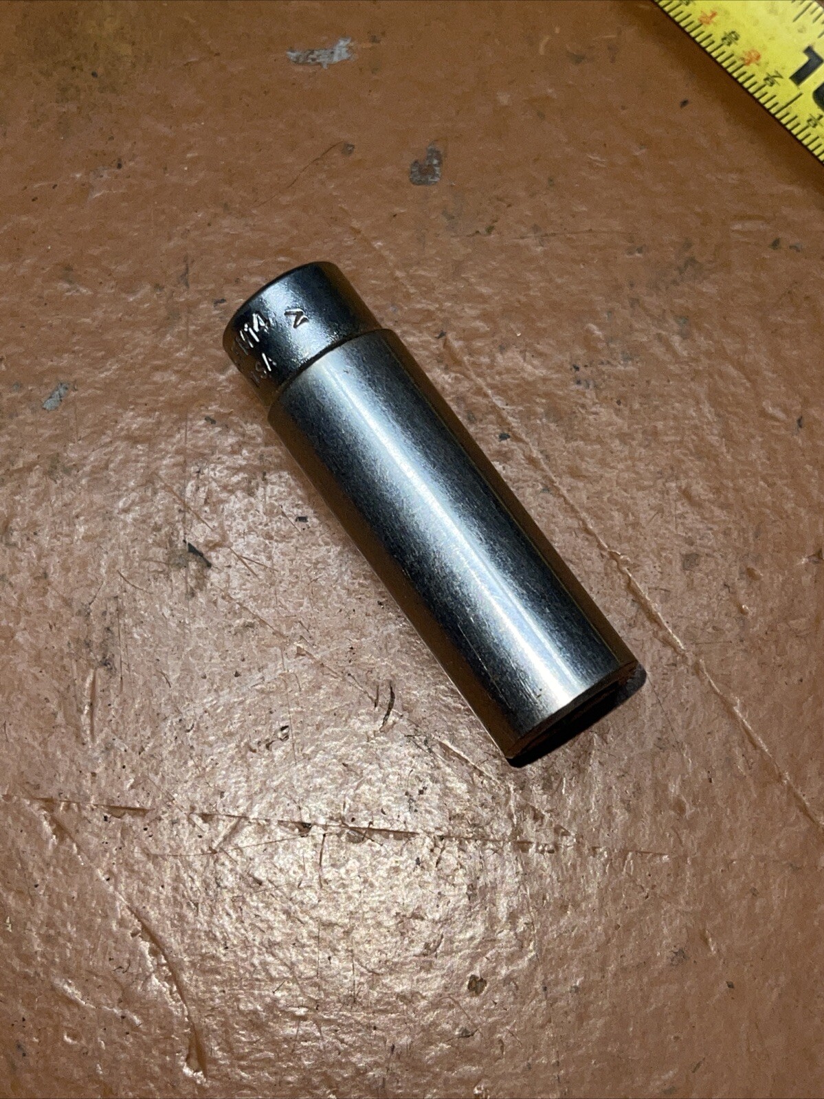 Snap on USA STM14 7/16 In SAE 1/4″ Drive 6 Point Deep Socket Vintage