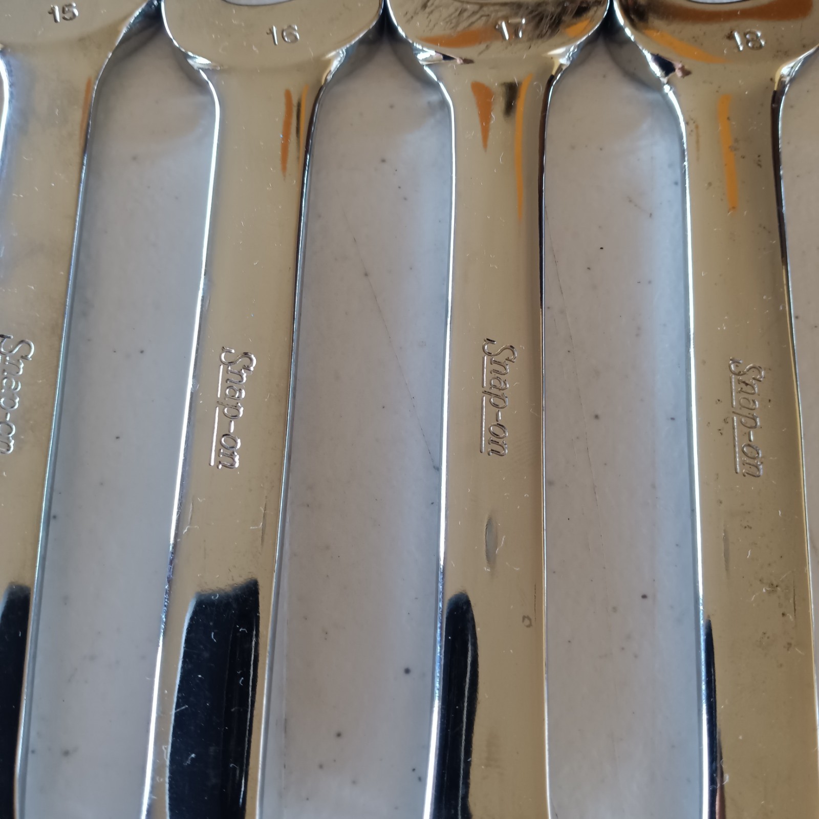 Snap On Tools OEXM Wrench Set 6mm – 24mm Metric Combination 12PT – 19 piece
