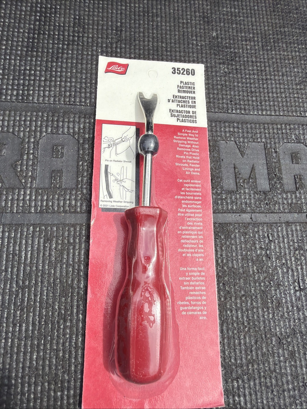Lisle 35260 – Plastic Fastener Remover Car Truck Automotive