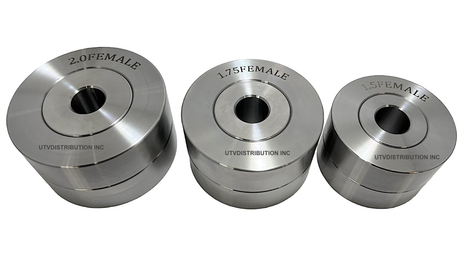 Dimple Dies Set 3 PC HD 1-1/2″ 1-3/4″ 2″ Bolt or Press Use Premium Grade
