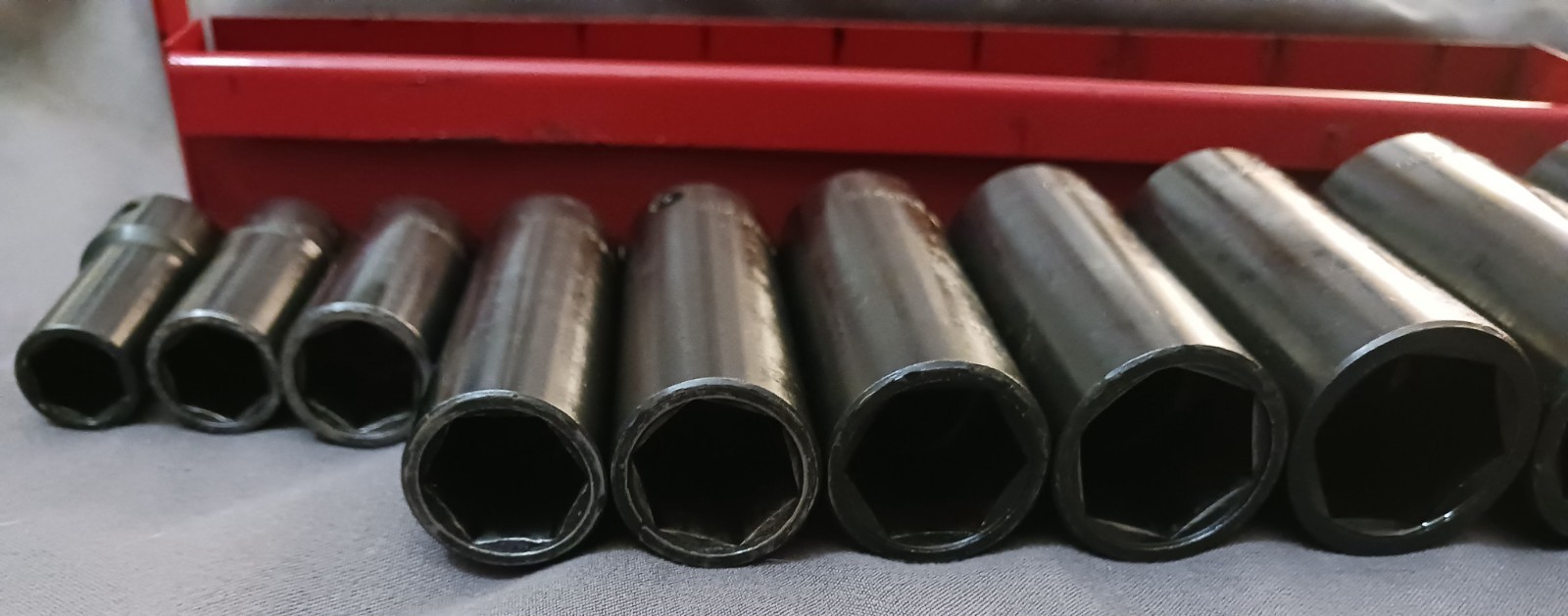 VTG Matco Tools 10pc 3/8″ Drive SAE Deep Impact Socket Set 5/16-7/8″ 6-Point USA