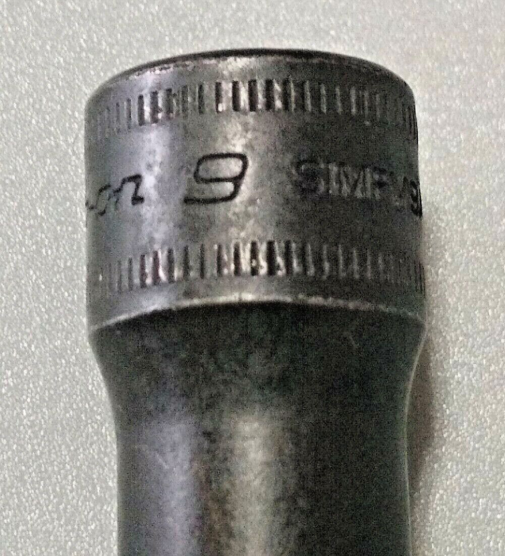 Snap-On SIMFM9A, 3/8″ Drive, 9mm. Impact Socket, 2.1″ Deep, 6 Point.