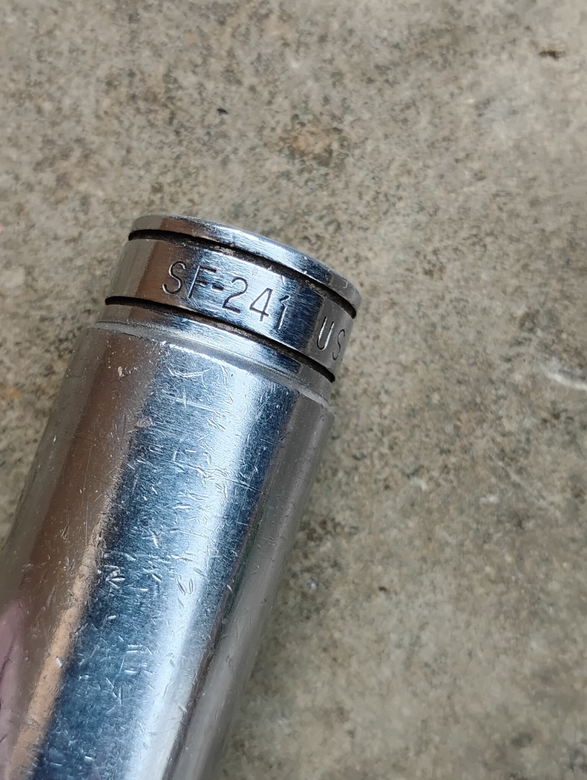 Vintage Snap-On SF-241 3/4″ Chrome Deep Socket 12 Point 3/8″ Drive, Made In USA