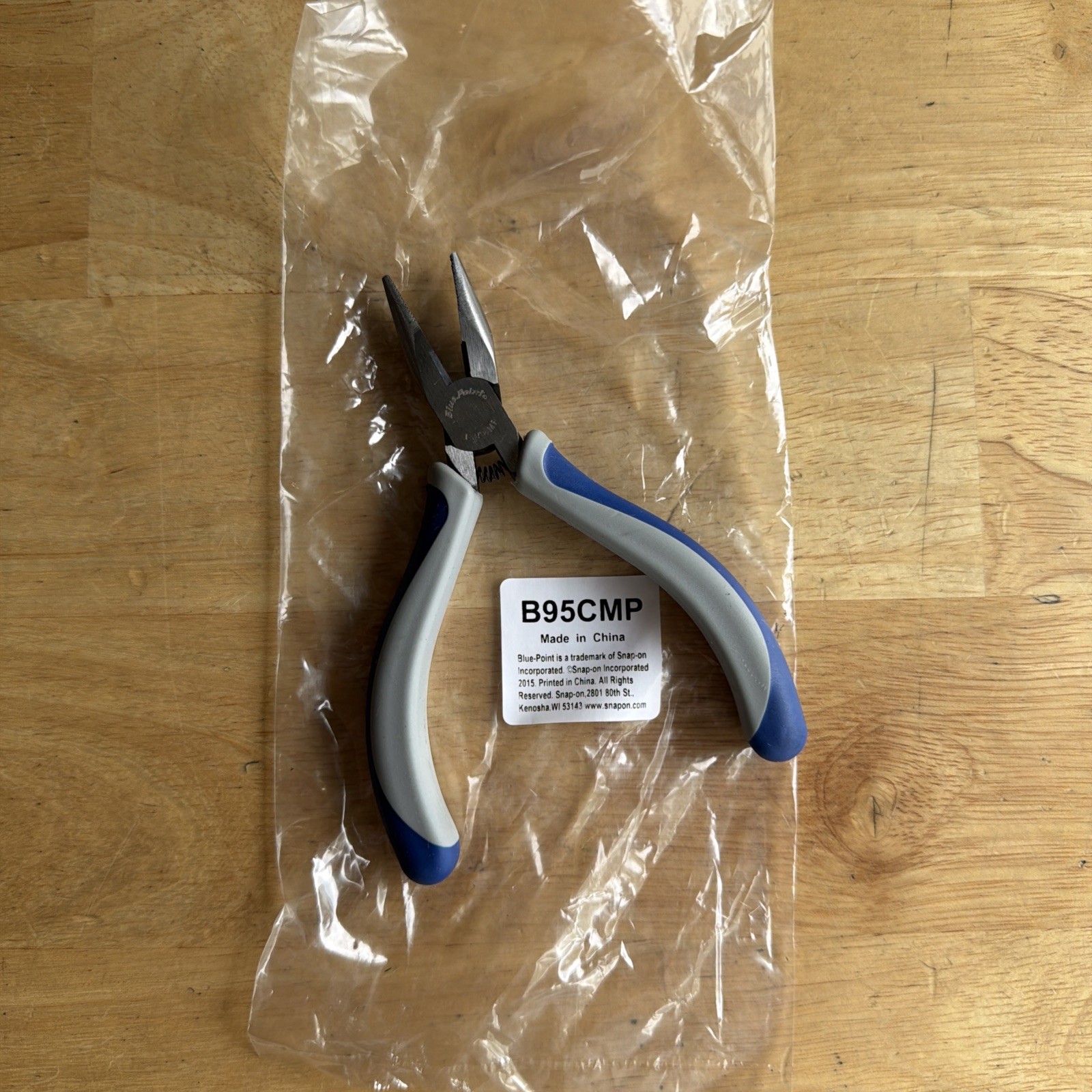 Blue Point Tools 4-7/8″ Long Mini Needle Nose Pliers W/ Cutters B95CMP NEW