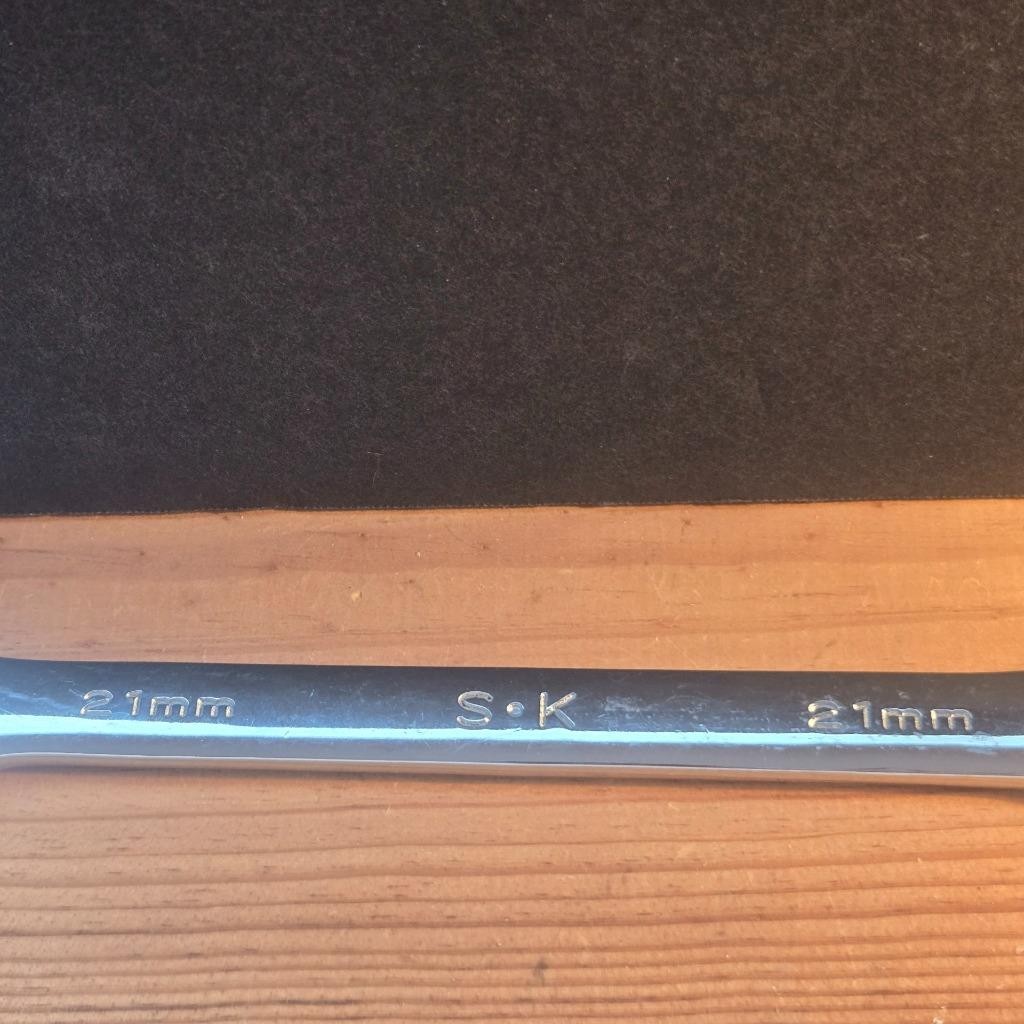 QUALITY S-K SK #88321 21MM METRIC COMBINATION POLISHED 12 POINT WRENCH