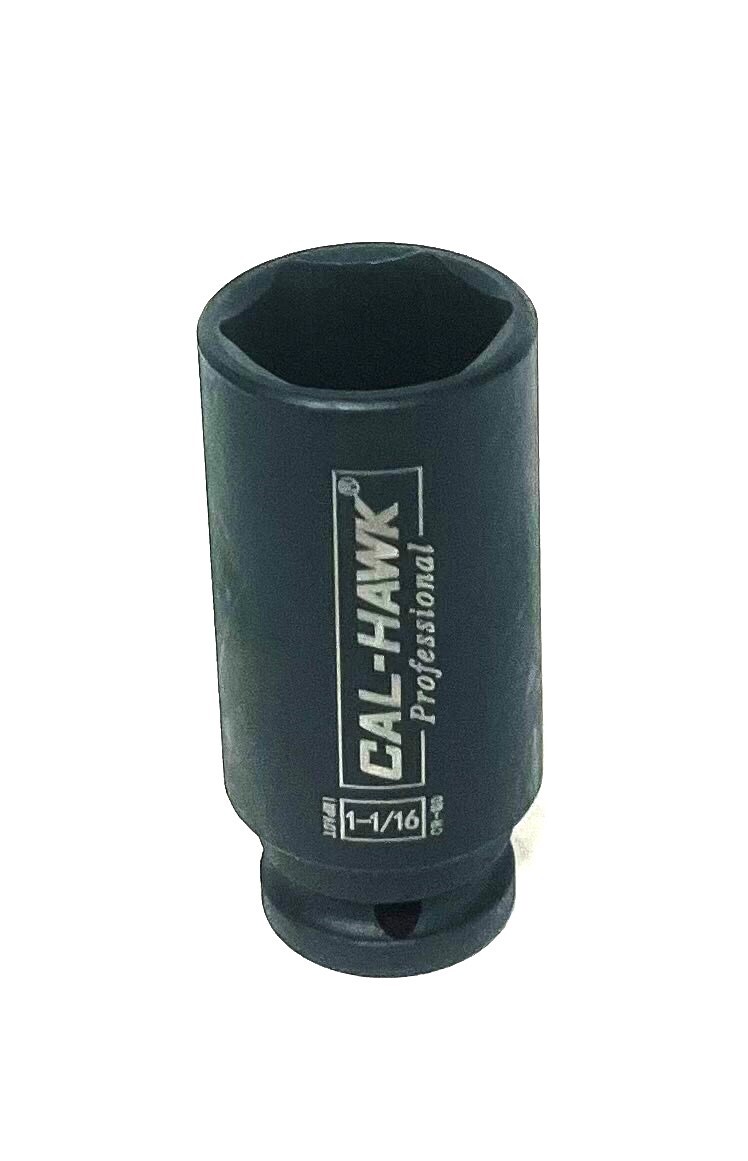 1-1/16″ x 1/2″ Dr Deep Impact Socket 6-Point, Made of CR-MO and Taiwan, BSS4101