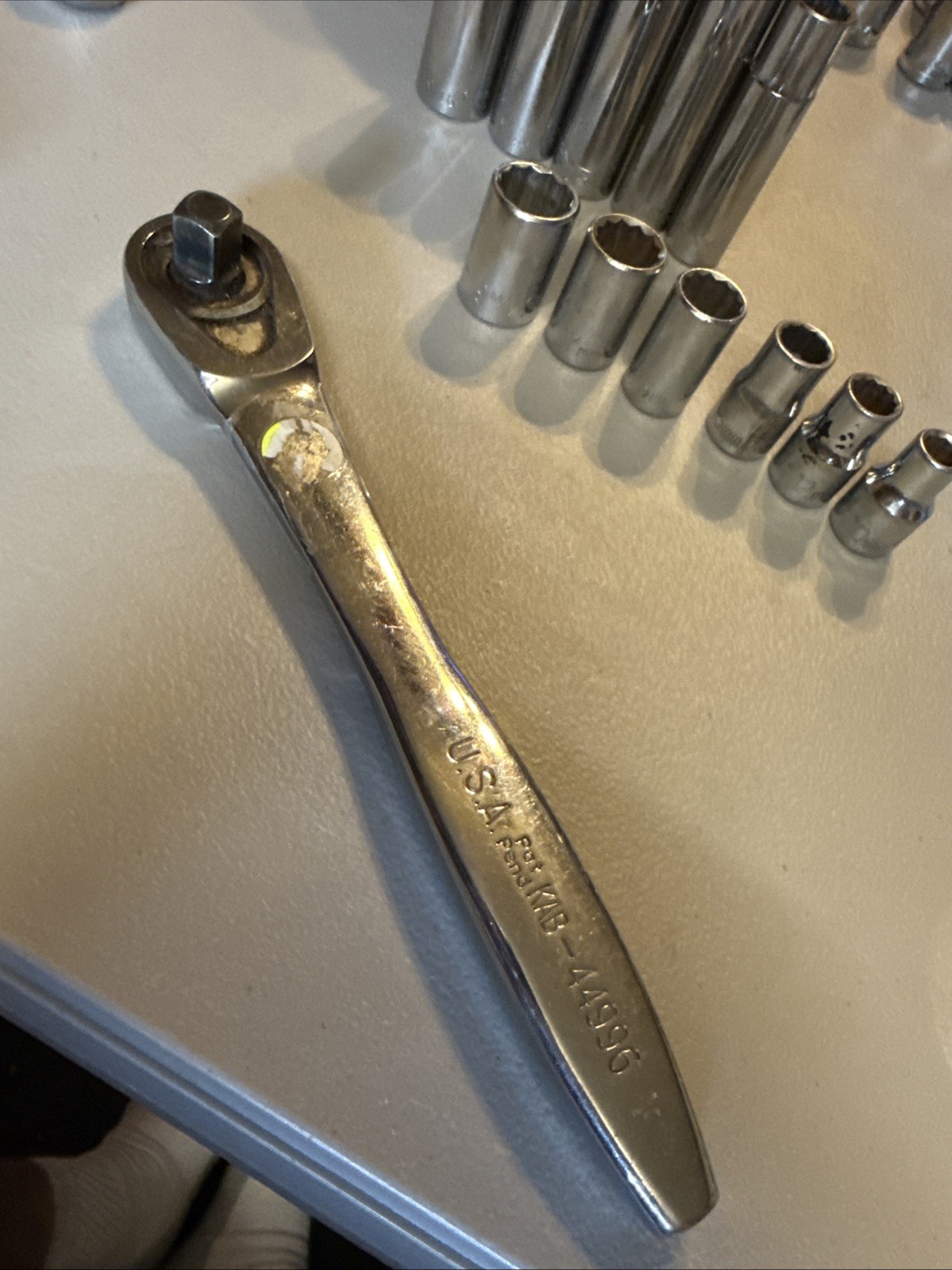 Craftsman Tools Thin Profile KAB 44996 1/2″ Drive 10″ Standard Ratchet USA