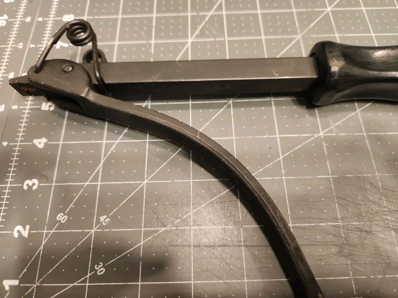 Snap On Tools Flywheel Turner Holder 12″ Black Hard Handle A144A NOS