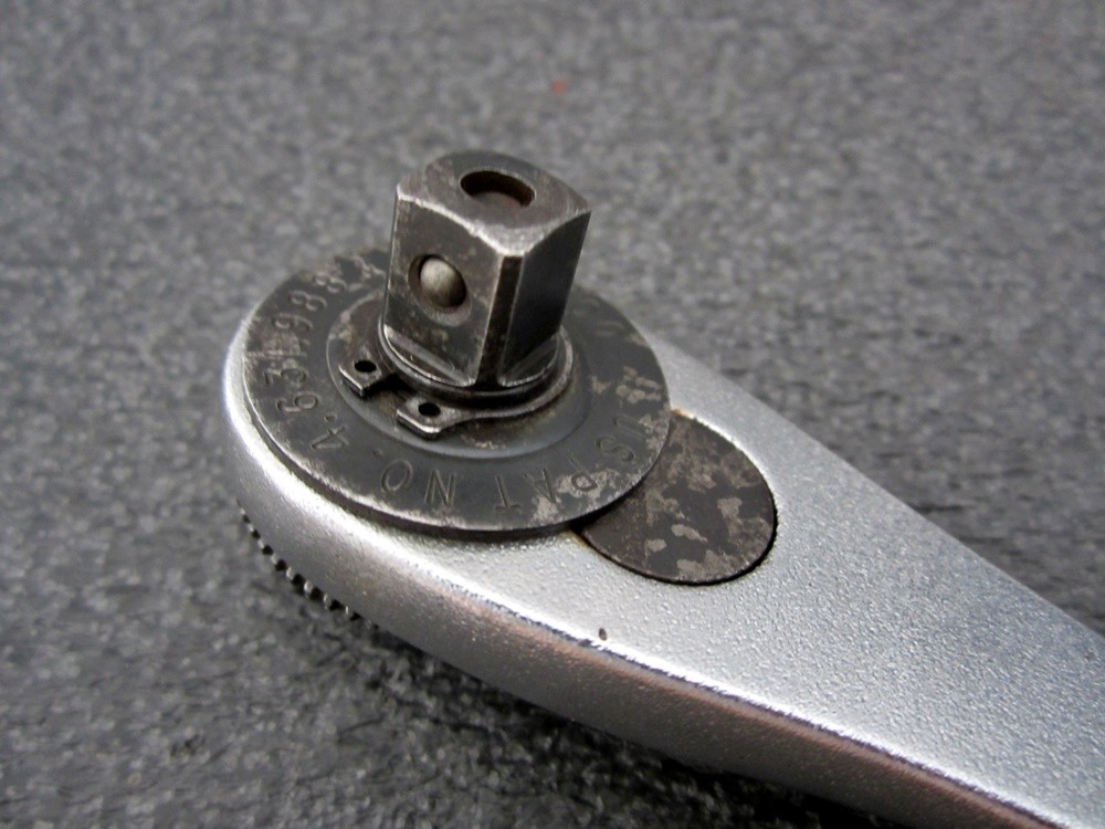 Vintage Craftsman 3/8″ Drive Lifetime Ratchet 43765 Stainless Made USA