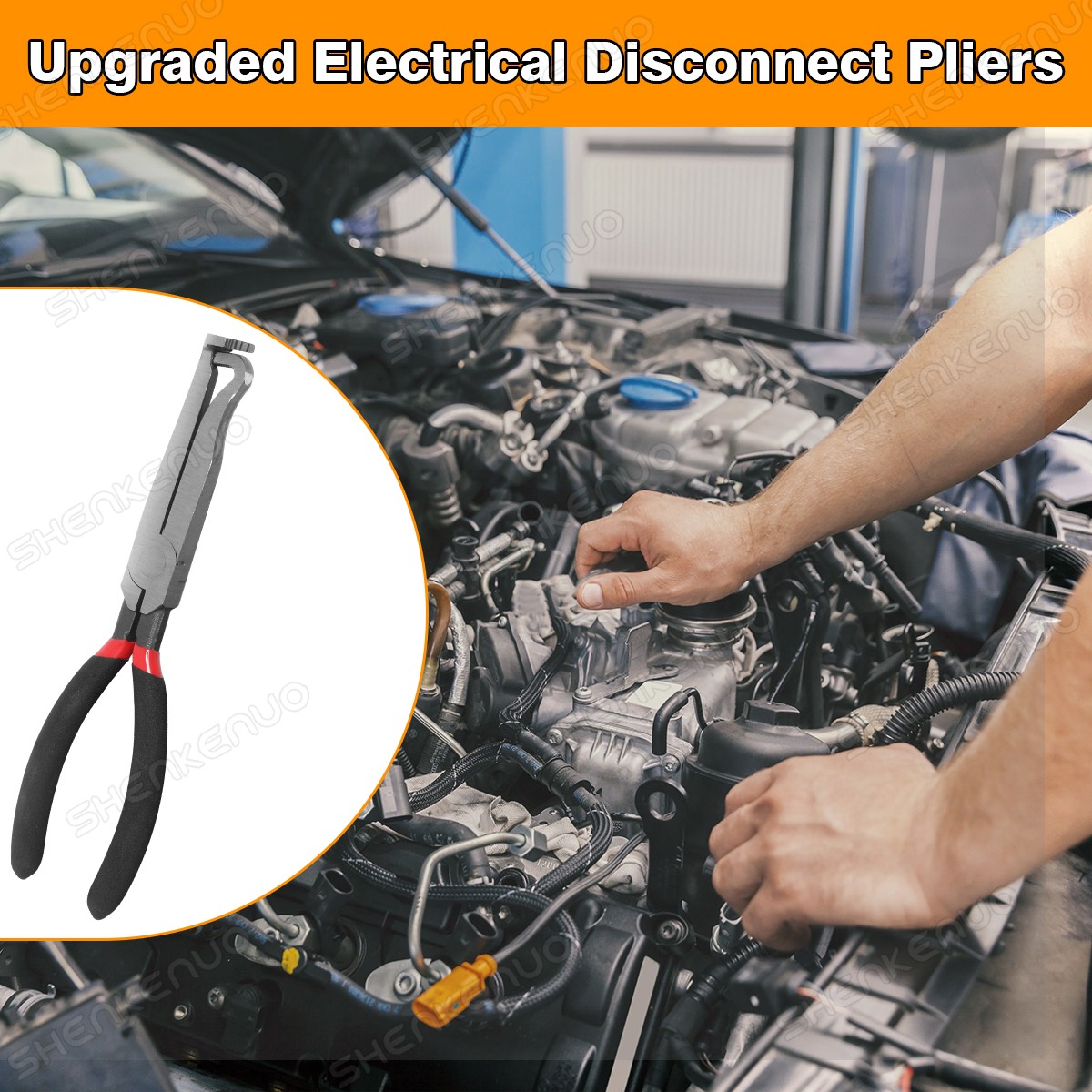 2x Electrical Connector Disconnect Pliers for Cars Automotive Plug Removal Plier