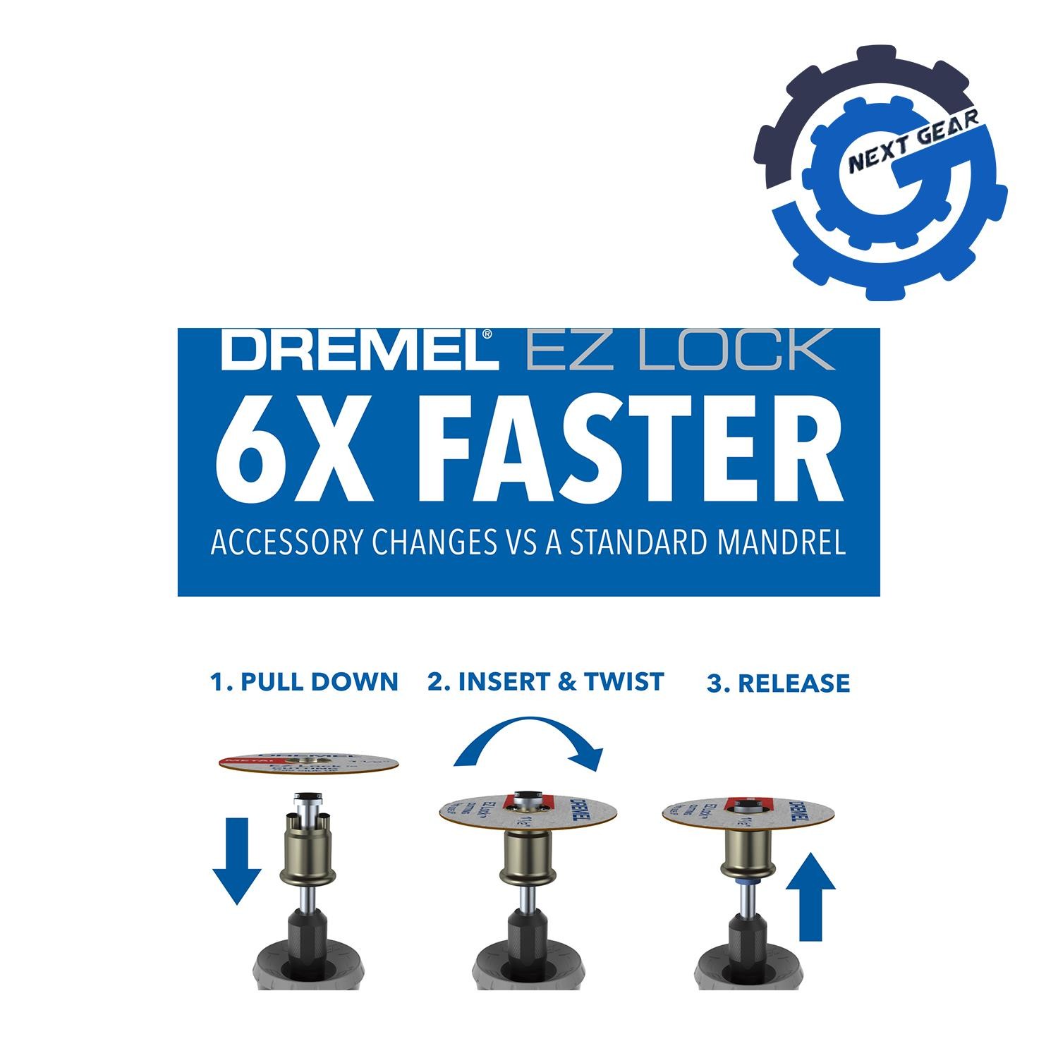 SET OF 2 NEW Dremel Max Life EZ545HP 1-1/2″ Diamond EZ544 WOOD Cutting Wheel