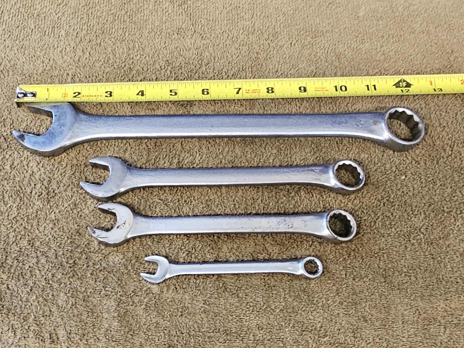 4 ProAmerica Pro America Combination Wrench Set Sae 15/16 5/8 11/16 3/8″ 2030