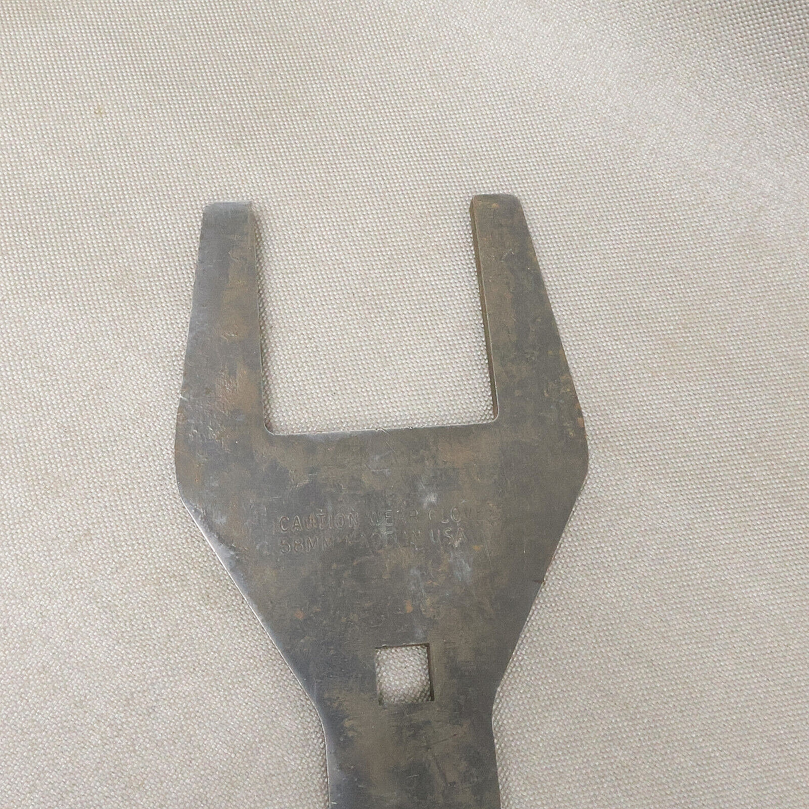 Vtg Forged Steel 58mm Fan Clutch Wrench 1/2in Square Drive for Ratchet