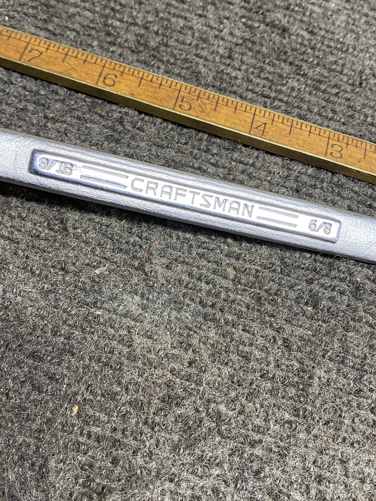 Craftsman VV 5/8-in x 9/16-in Box-End Wrench 12 Point USA No Part Number