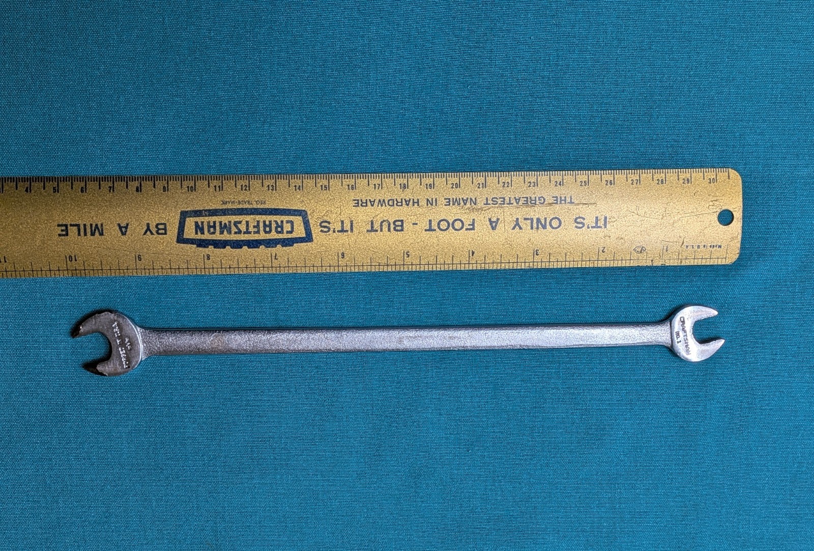 Craftsman =V= Moore Forge No. 1 Tappet Wrench 3/8″ x 7/16″ x 10″ Made in USA