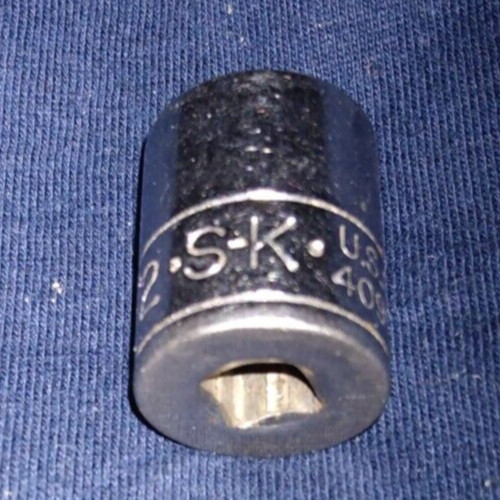 SK TOOLS USA 40118, 1/2″ DRIVE, 9/16″ SOCKET, SHALLOW, 6 POINT.