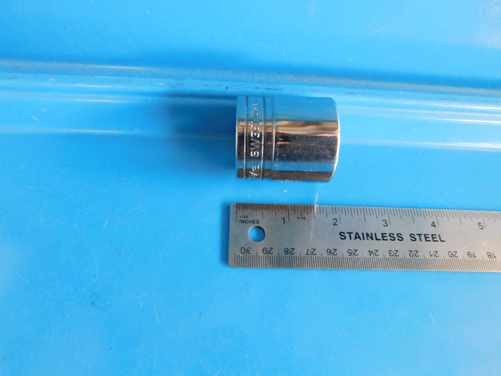 USED,SNAP ON TOOLS (1-3/16 IN.) SHORT 12 POINT SOCKET 1/2 IN. DR. , PART #SW381