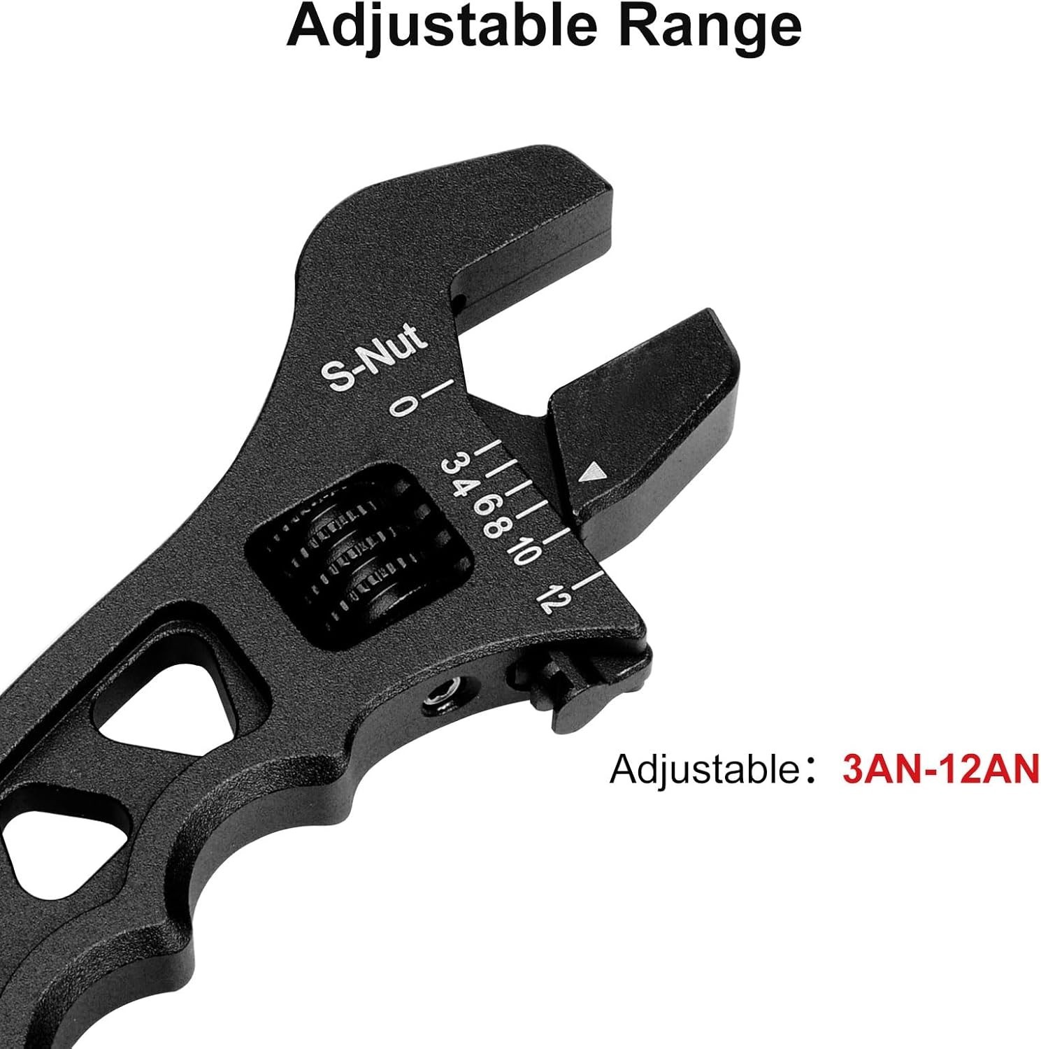 Adjustable Wrench Spanner Tool for Hose End Fitting 3AN 4AN 6AN 8AN 10AN-12AN