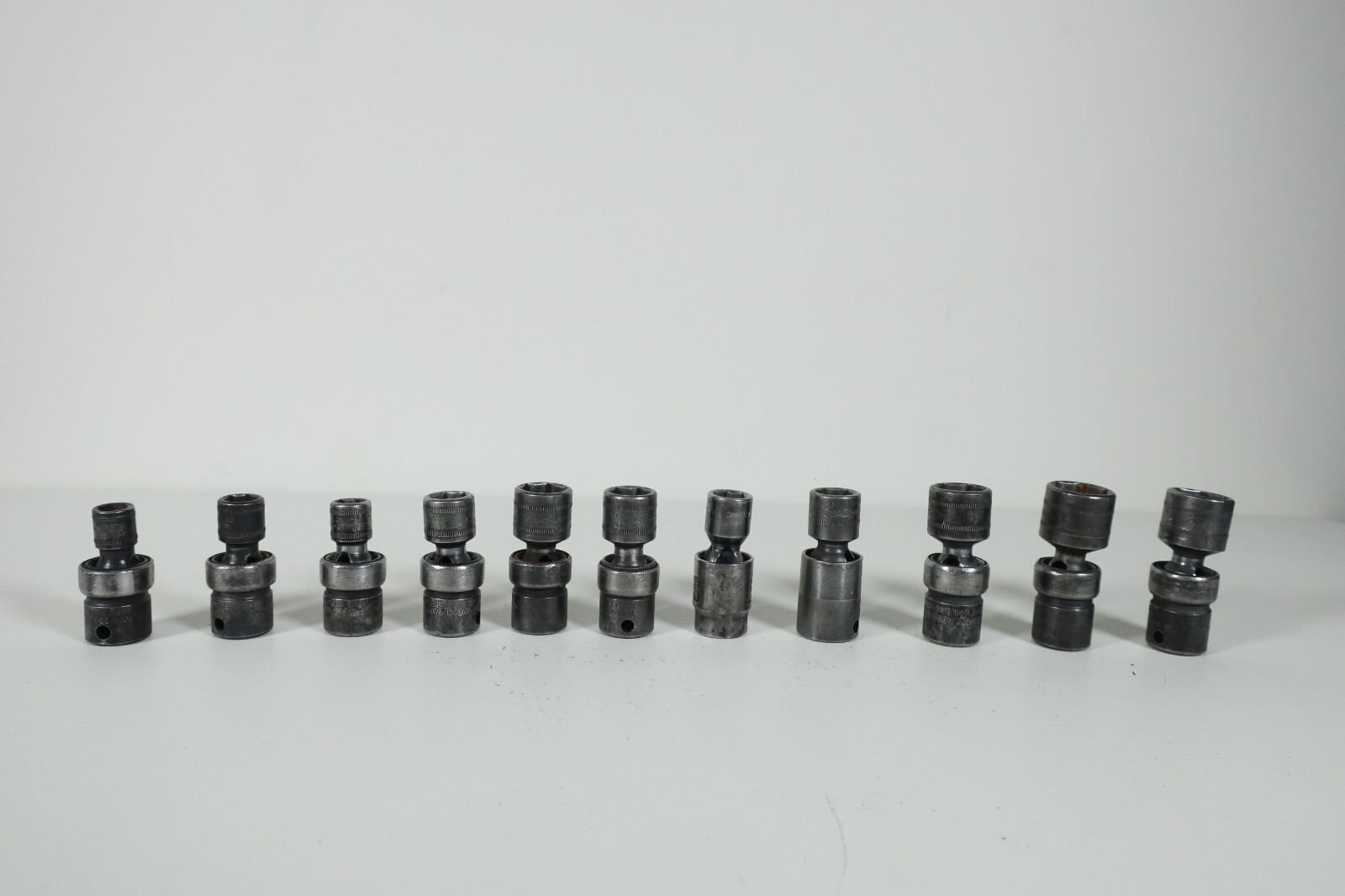 Snap On 3/8″ Drive 11pc Metric Swivel Impact 6pt Socket Set(9mm-19mm)IPFM