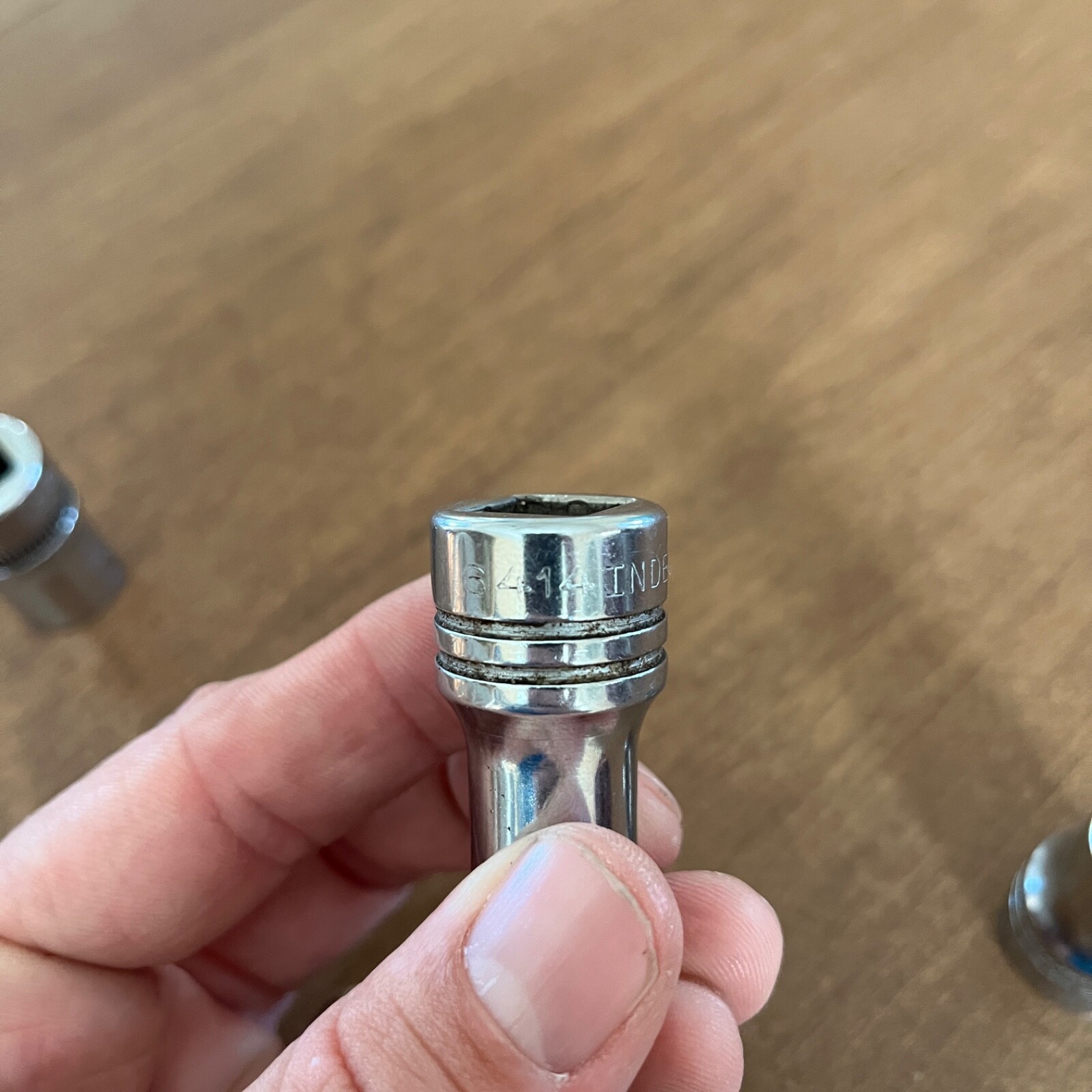 Indestro Super 9/16″ & 7/16” Shallow Chrome Socket 1/2″ Drive 1218 set of 3