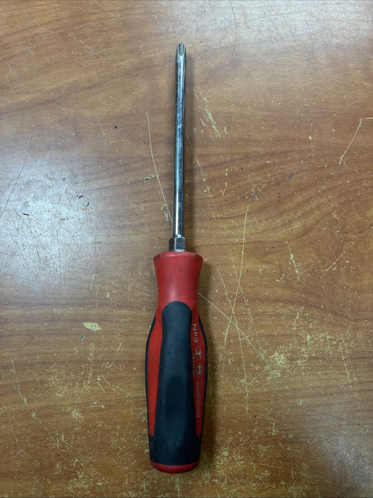 SNAP ON LARGE SCREWDRIVERPHILLIPS NO 3 CLASSIC RED SGDP631RB NEW PREMIUM TOOL