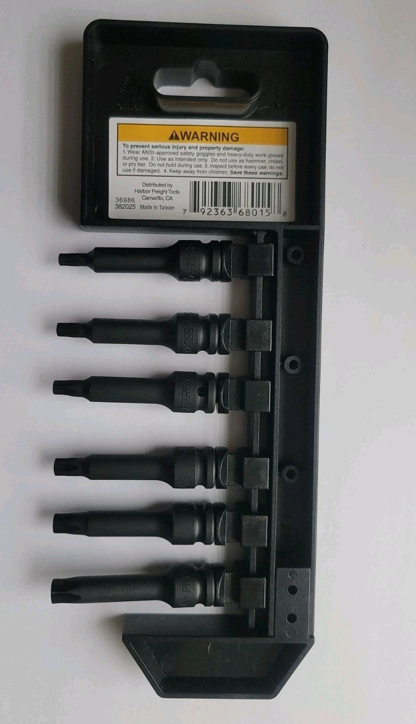 PITTSBURGH 1/4 in. Drive Star Bit Socket Set, 6-Piece