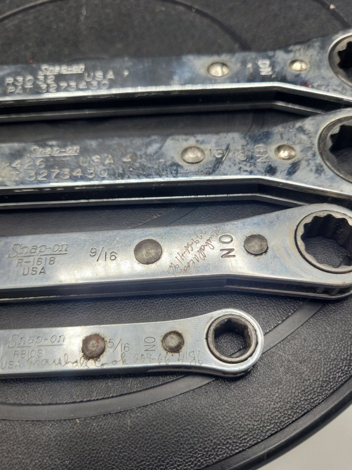 4Pc. Snap-On Tools 6 & 12 Pt. Ratcheting Box 1/4″ – 15/16 » Wrench Set