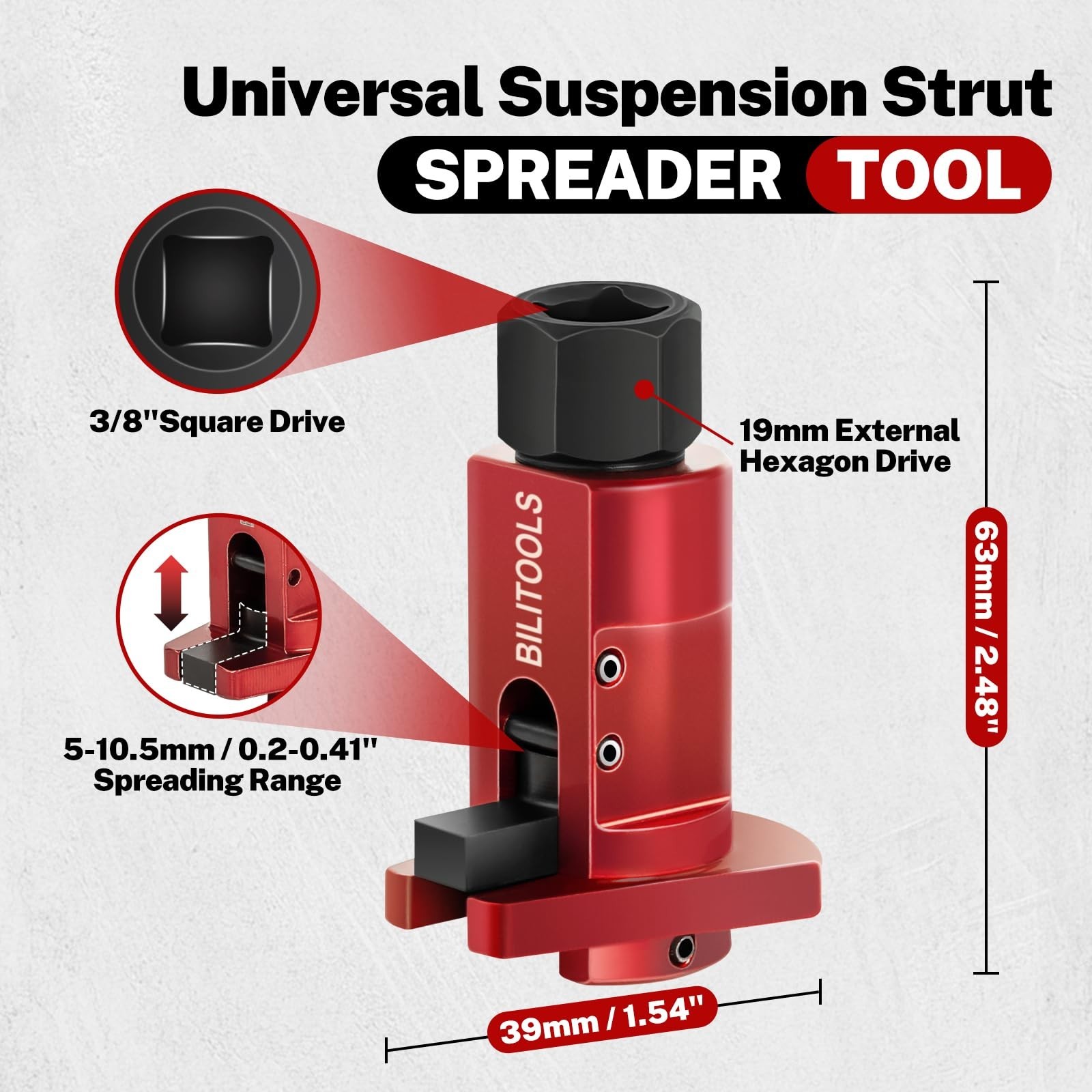 Universal Strut Spreader Tool – Heavy Duty Suspension Separator, Max Torque 120N