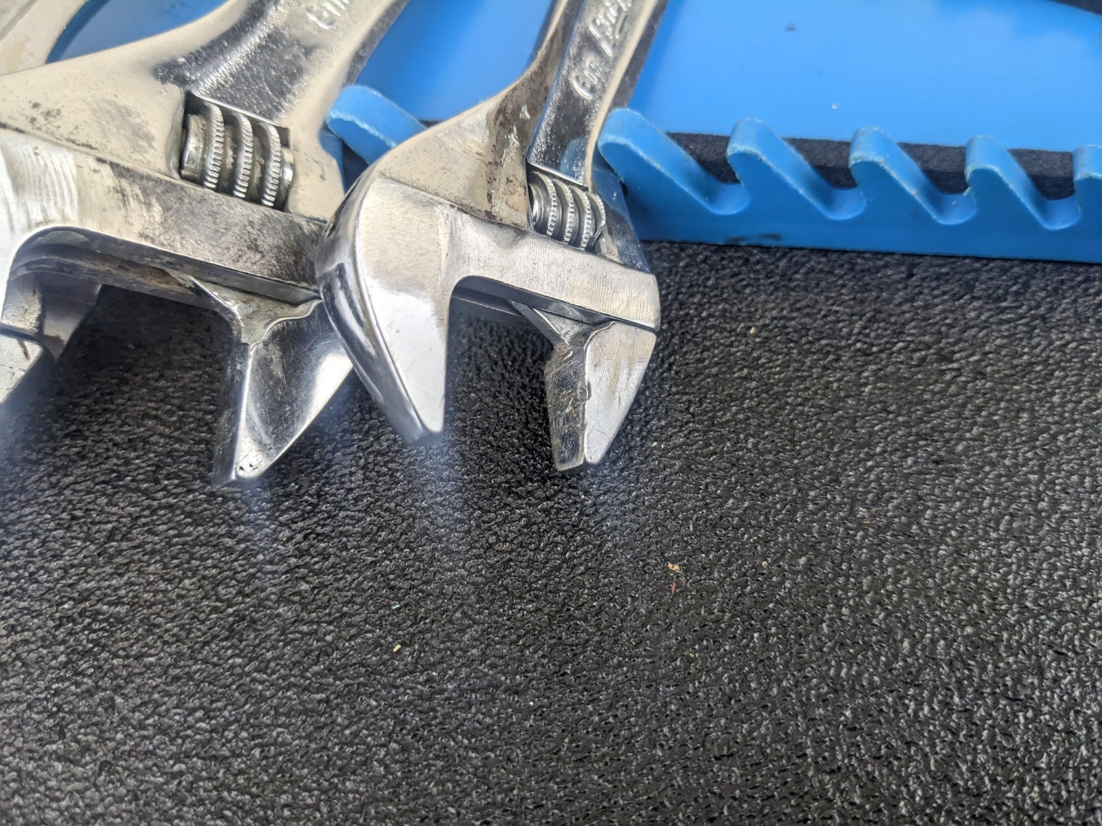 #bg039 Snap-on 3pc Vintage Adjustable Wrench Set AD6 AD8 AD12 USA