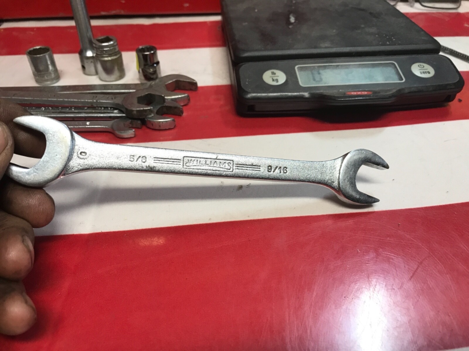 Williams tools wrench 9/16” & 5/8” 1727 UUUU