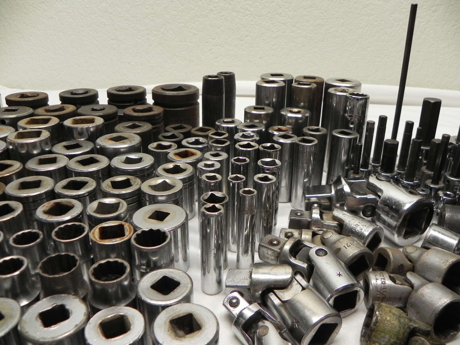 Proto/Proto Challenger Socket Lot 261 Piece Lot Old & Newer Models