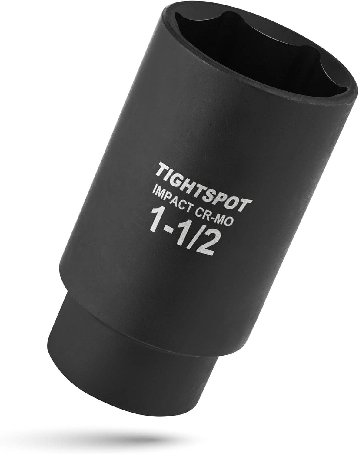 1/2 Inch Drive – 1 1/2 Inch Deep Impact Socket with Anti-Rounding 6 Point Des…