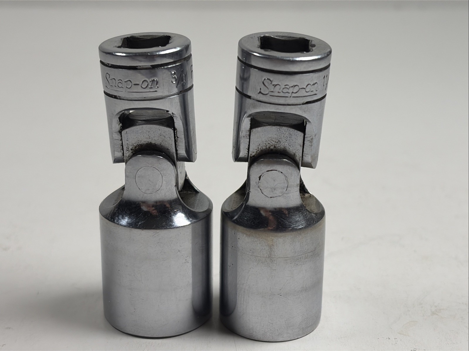 Snap-on FS24 & FS 22 Swivel Sockets 3/8″ Drive 6 Pt Universal Chrome