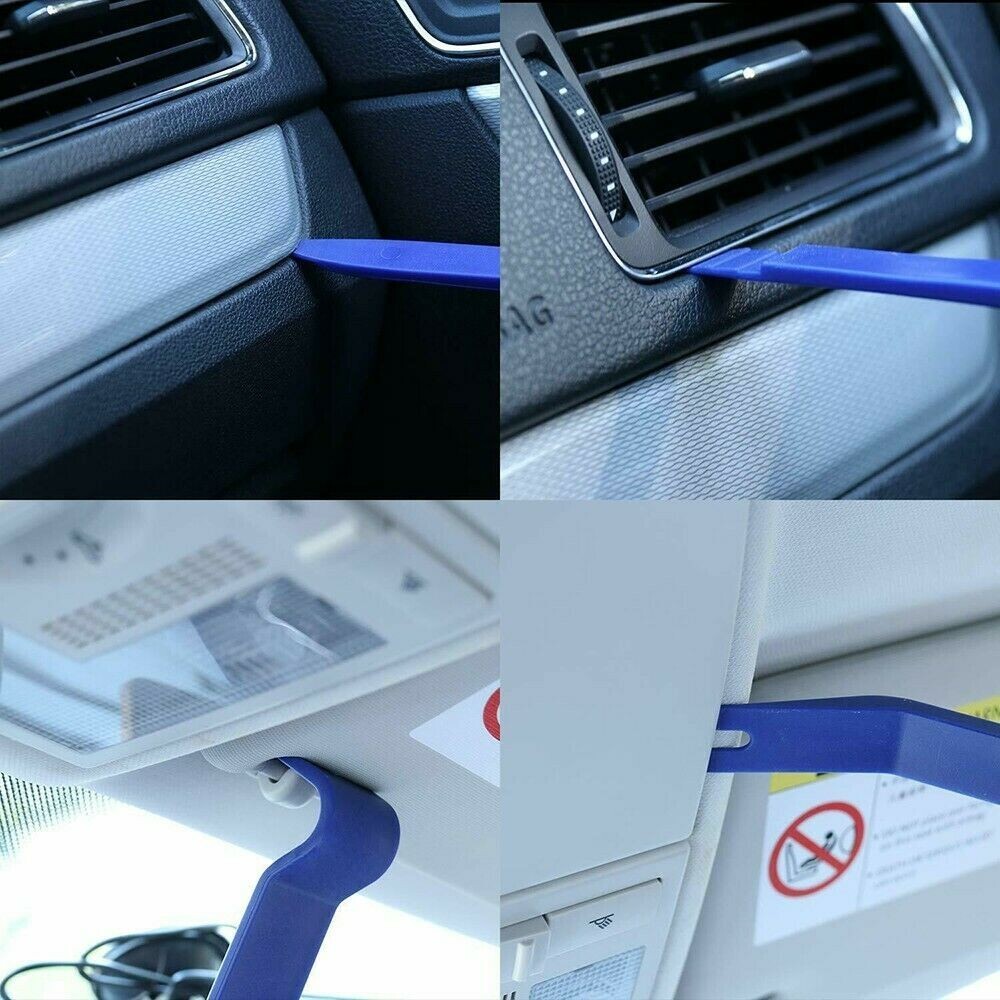 6 Auto Trim Removal Tool Kit Car Panel Door Dashboard Fastener Remover Pry Set