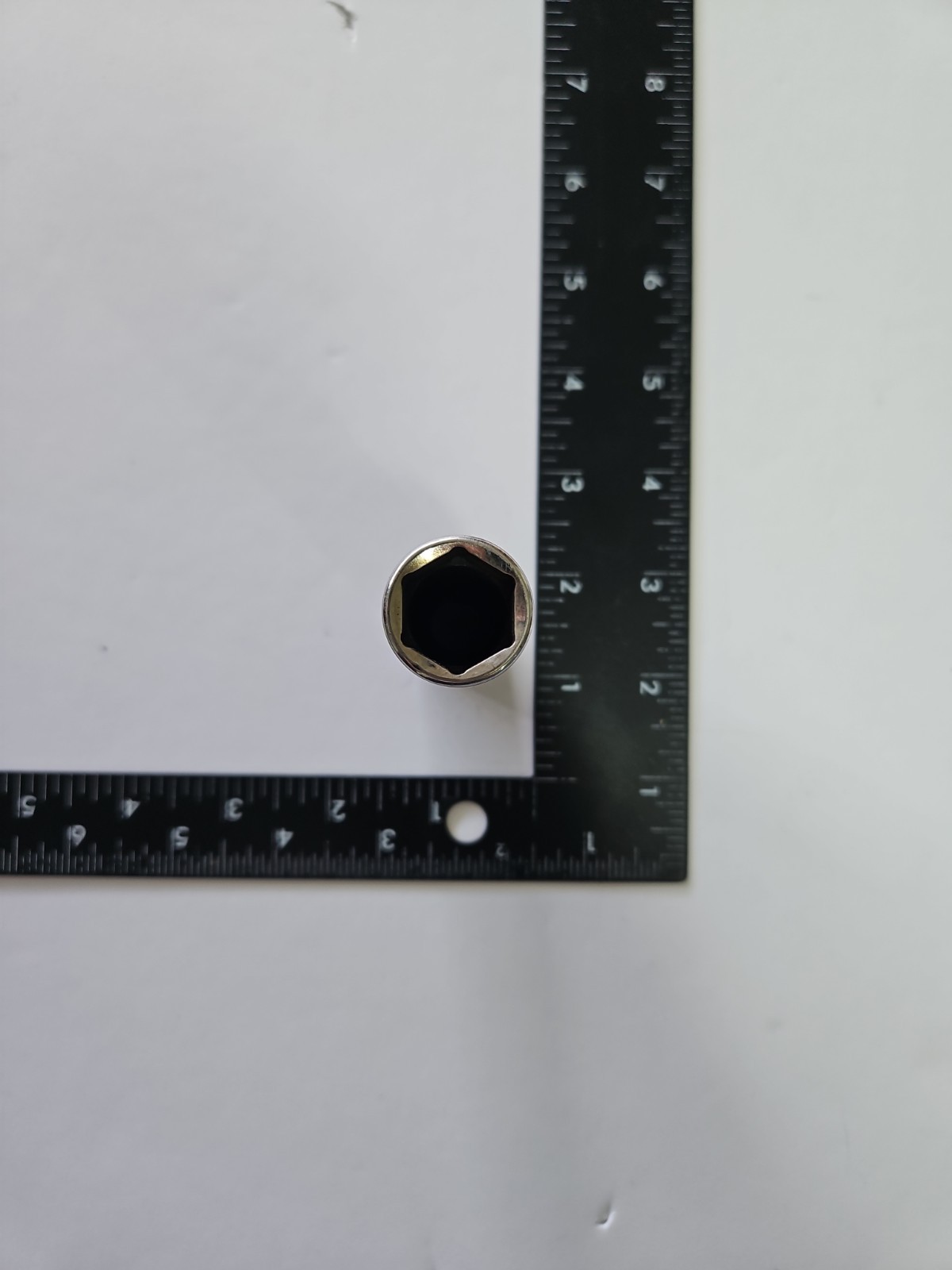 New! Snap On 11/16” Deep 1/2” Drive Socket 6 Point Chrome TS221 USA