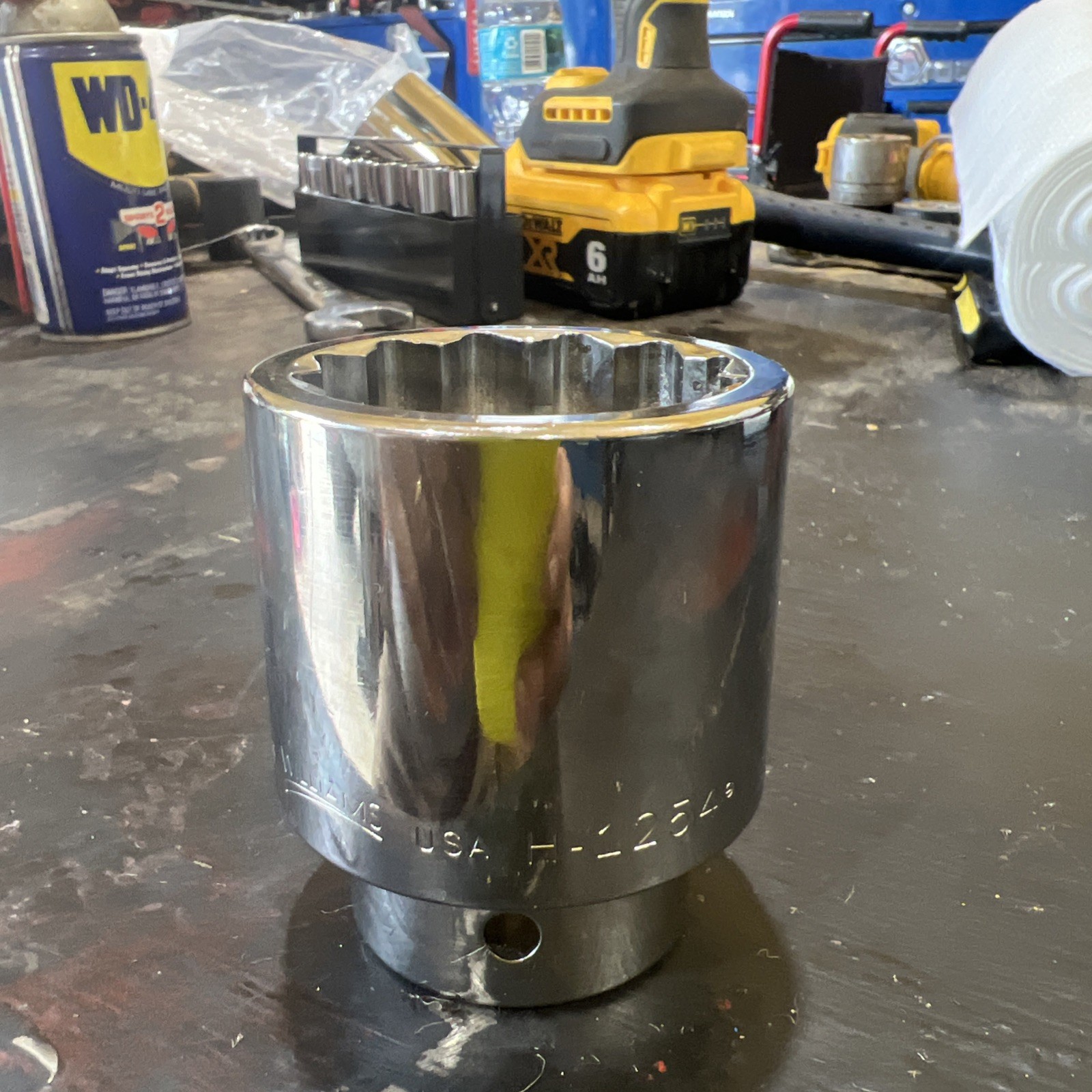 WILLIAMS H-1254 3/4″ DRIVE SOCKET 1-11/16″ 12 POINT SHALLOW SOCKET USA MADE NEW